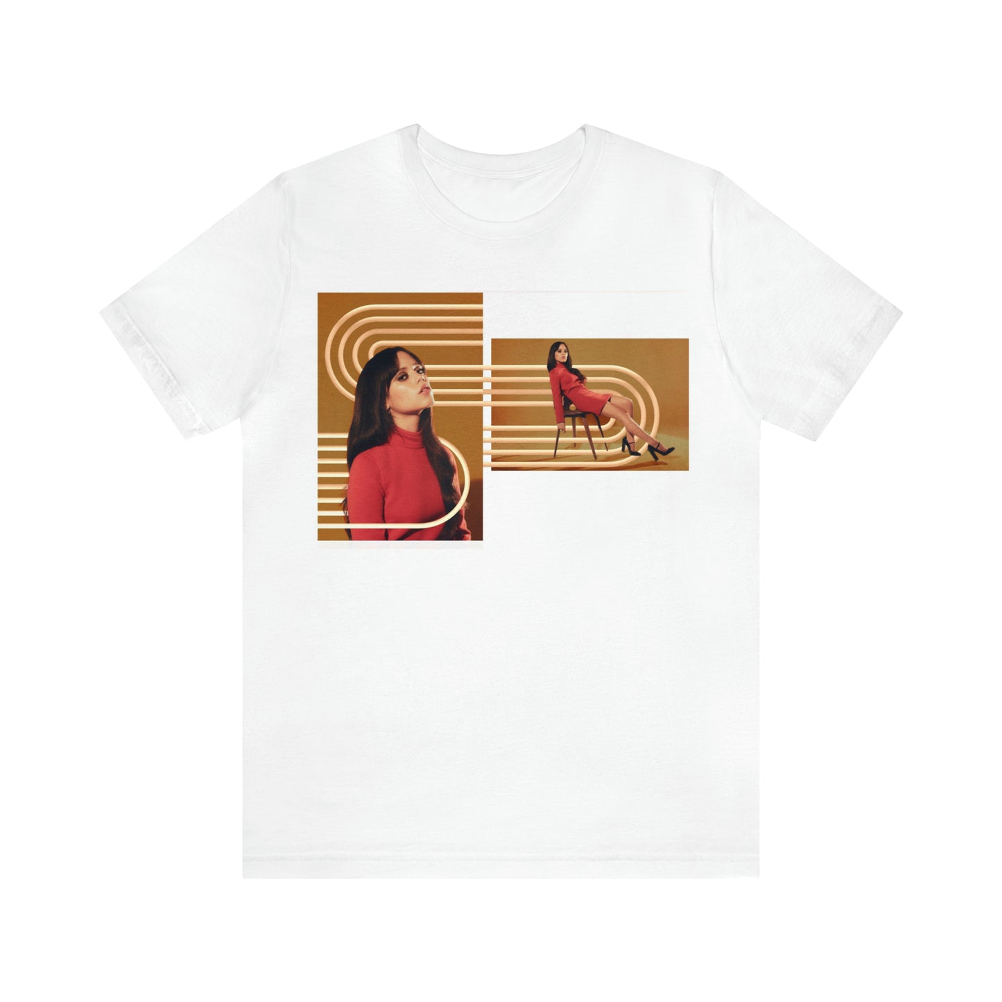 Jenna Ortega T-shirt(ships from USA) Soft Cotton Jersey Short Sleeve Tee(Unisex)