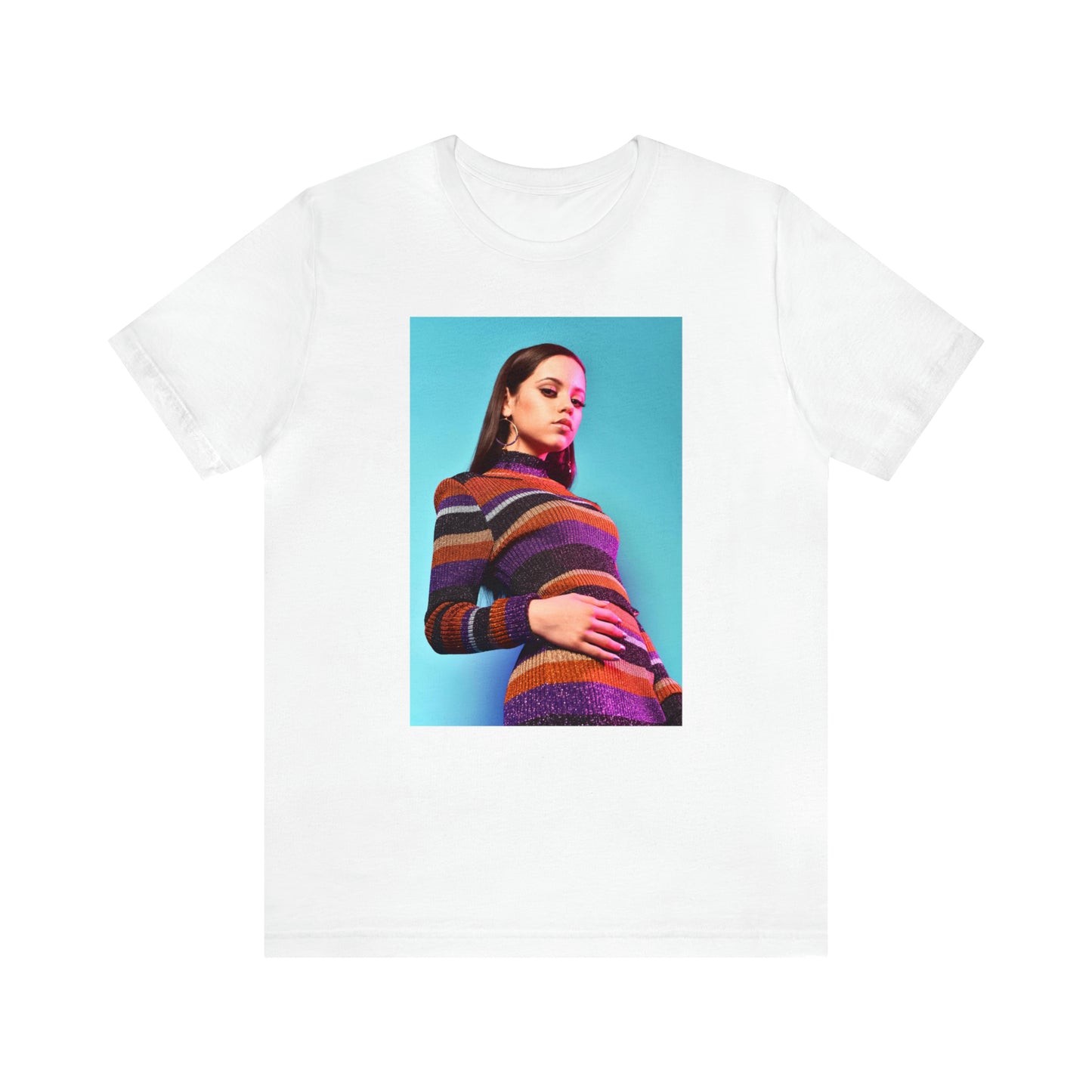 Jenna Ortega T-shirt(ships from USA) Soft Cotton Jersey Short Sleeve Tee(Unisex)