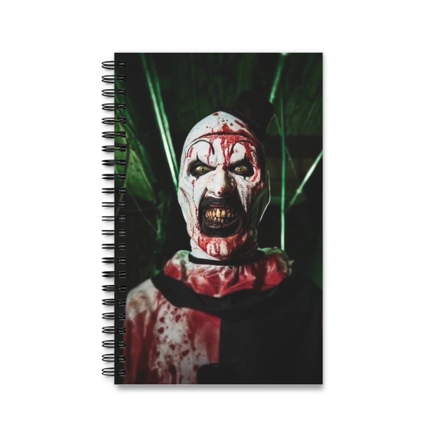 Terrifier Art the Clown Notebook(ships from EU) - Spiral Ruled Line Journal