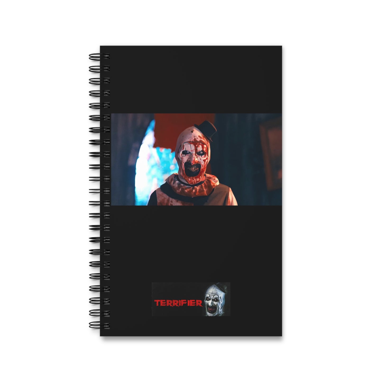 Terrifier Art the Clown Notebook(ships from EU) - Spiral Ruled Line Journal