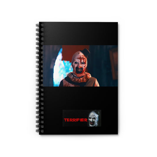 Terrifier Art the Clown Notebook(ships from USA) - Spiral Ruled Line Journal