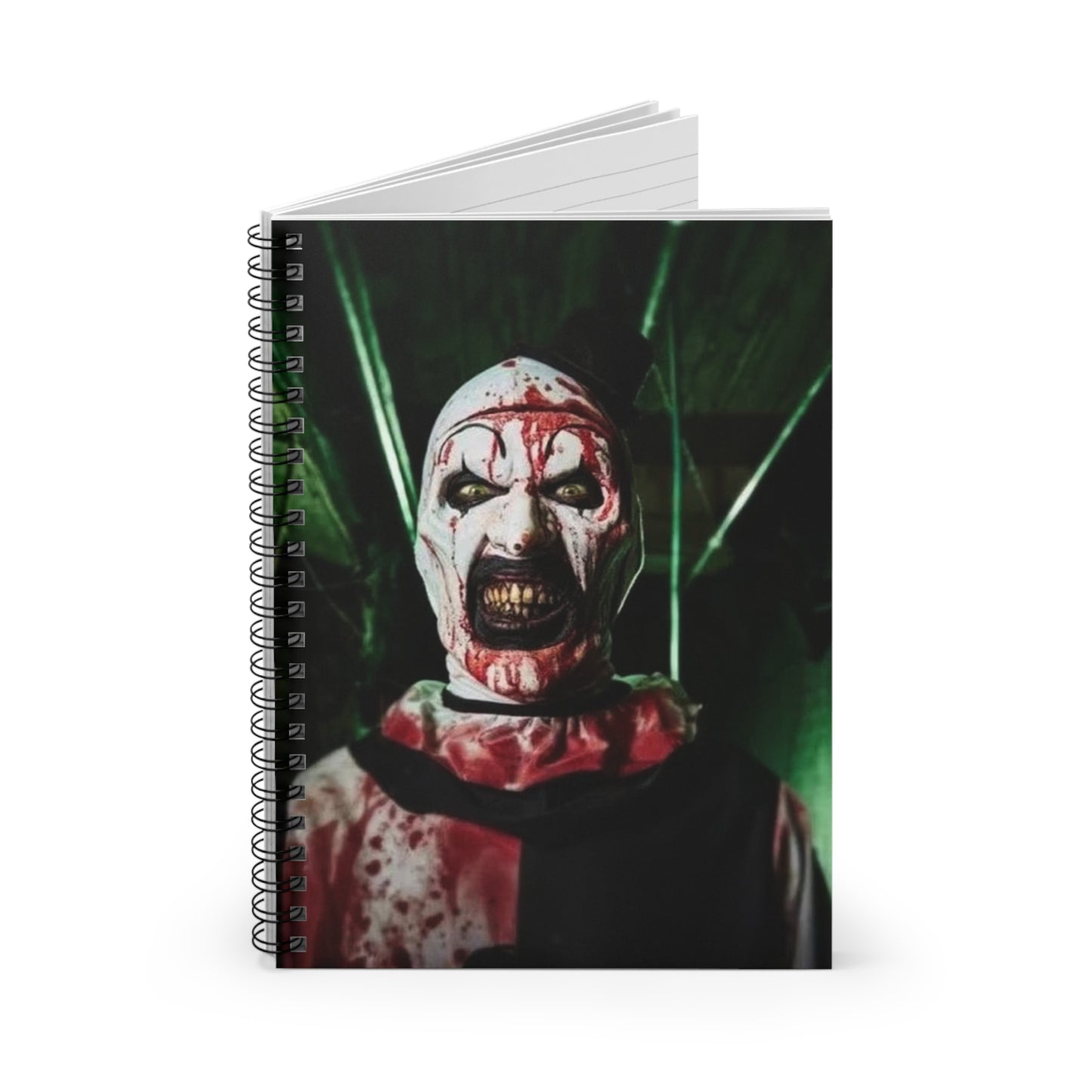 Terrifier Art the Clown Notebook(ships from USA) - Spiral Ruled Line Journal