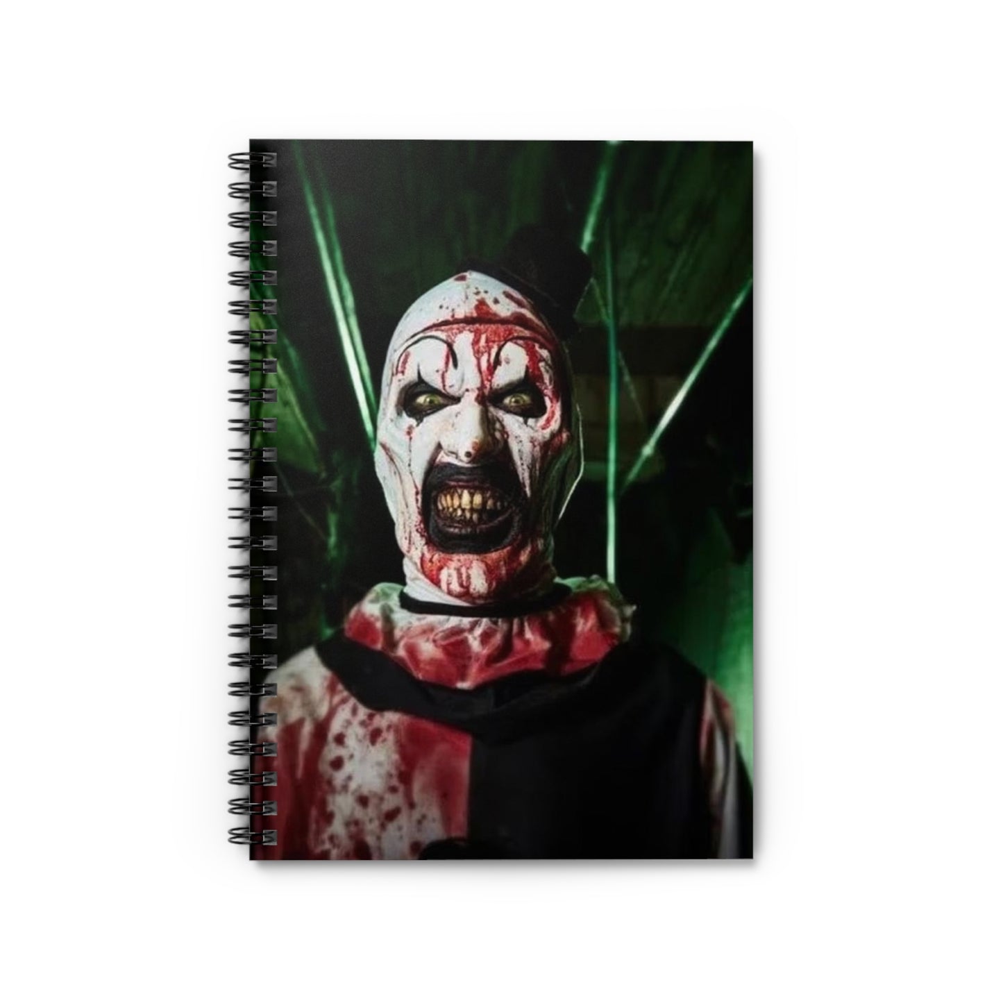 Terrifier Art the Clown Notebook(ships from USA) - Spiral Ruled Line Journal