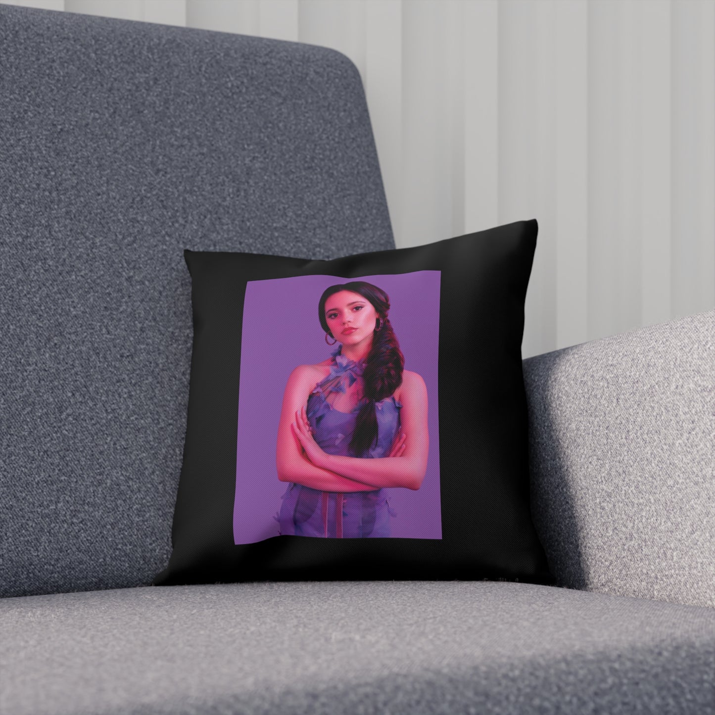 Jenna Ortega Square Pillow(ships from EU)