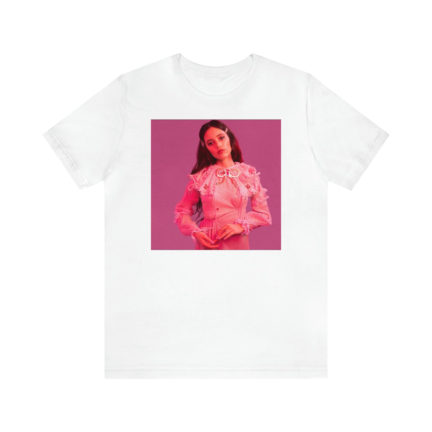 Jenna Ortega T-shirt(ships from EU) Soft Cotton Jersey Short Sleeve Tee(Unisex)