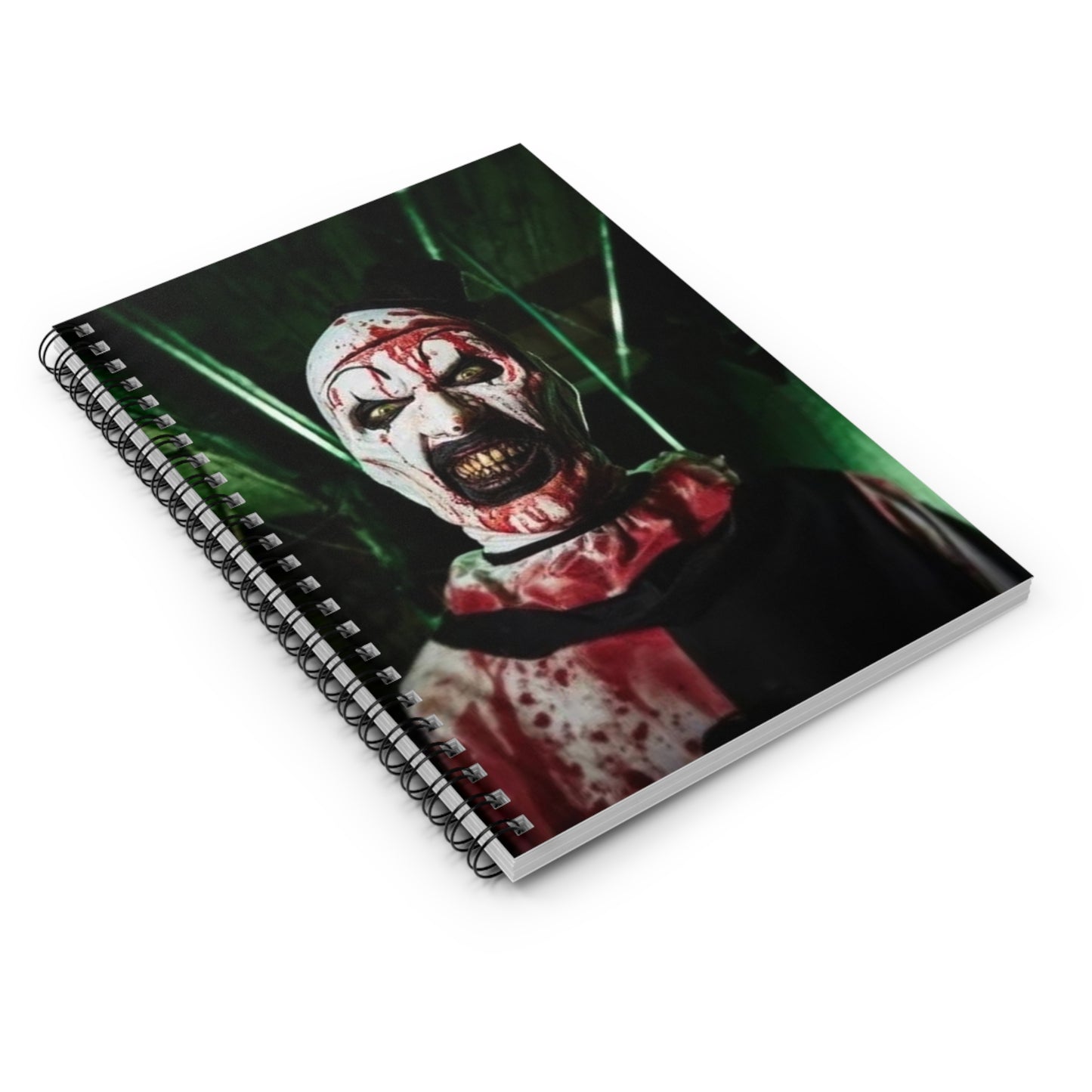 Terrifier Art the Clown Notebook(ships from USA) - Spiral Ruled Line Journal