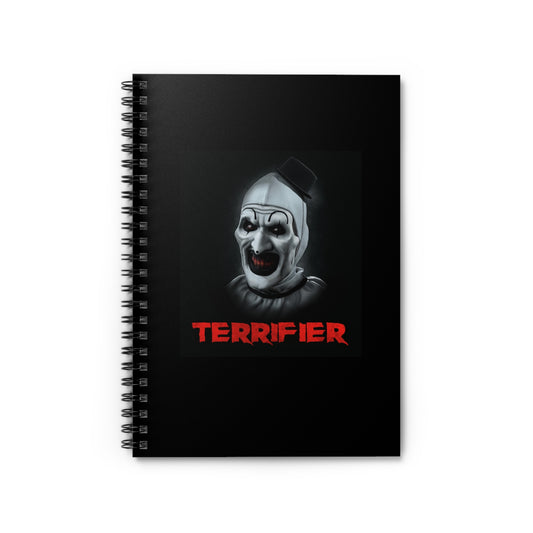 Terrifier Art the Clown Notebook(ships from USA) - Spiral Ruled Line Journal