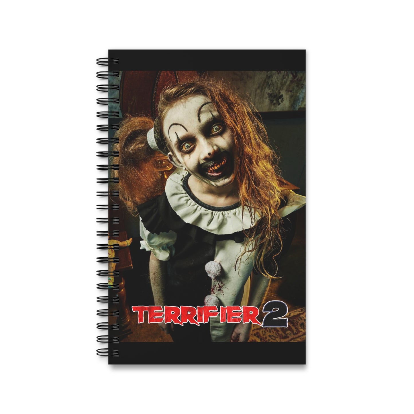 Terrifier the Little Pale Girl Notebook(ships from EU) - Spiral Ruled Line Journal