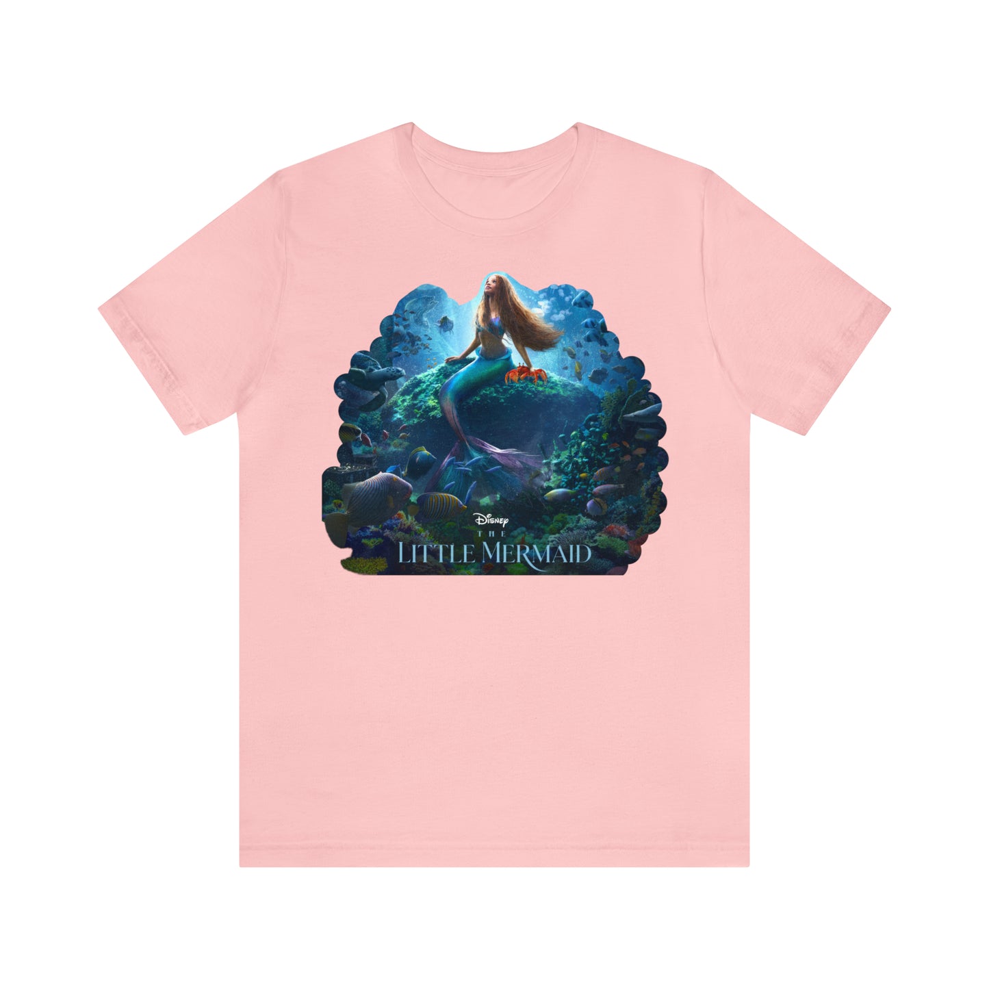 The Little Mermaid t-Shirt(ships from EU) Soft Cotton Jersey Short Sleeve Tee(Unisex)