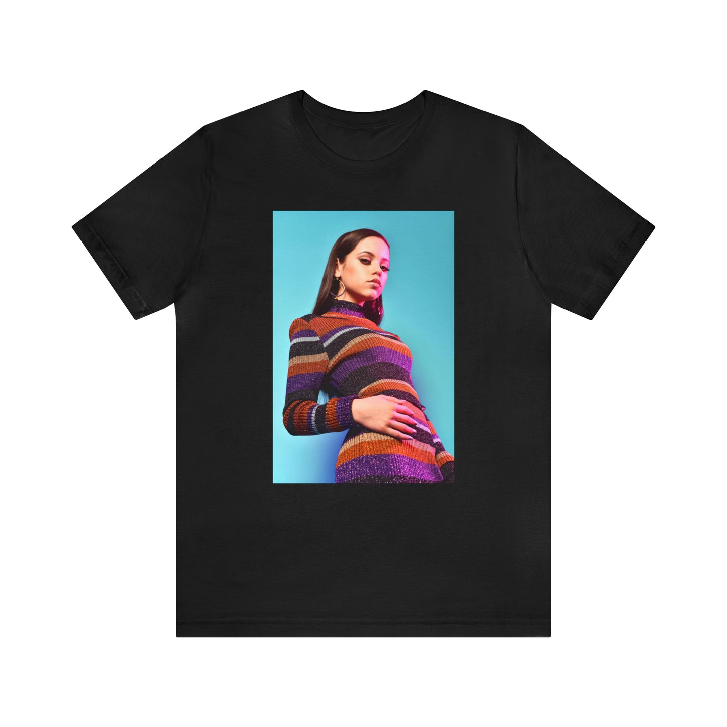 Jenna Ortega T-shirt(ships from USA) Soft Cotton Jersey Short Sleeve Tee(Unisex)