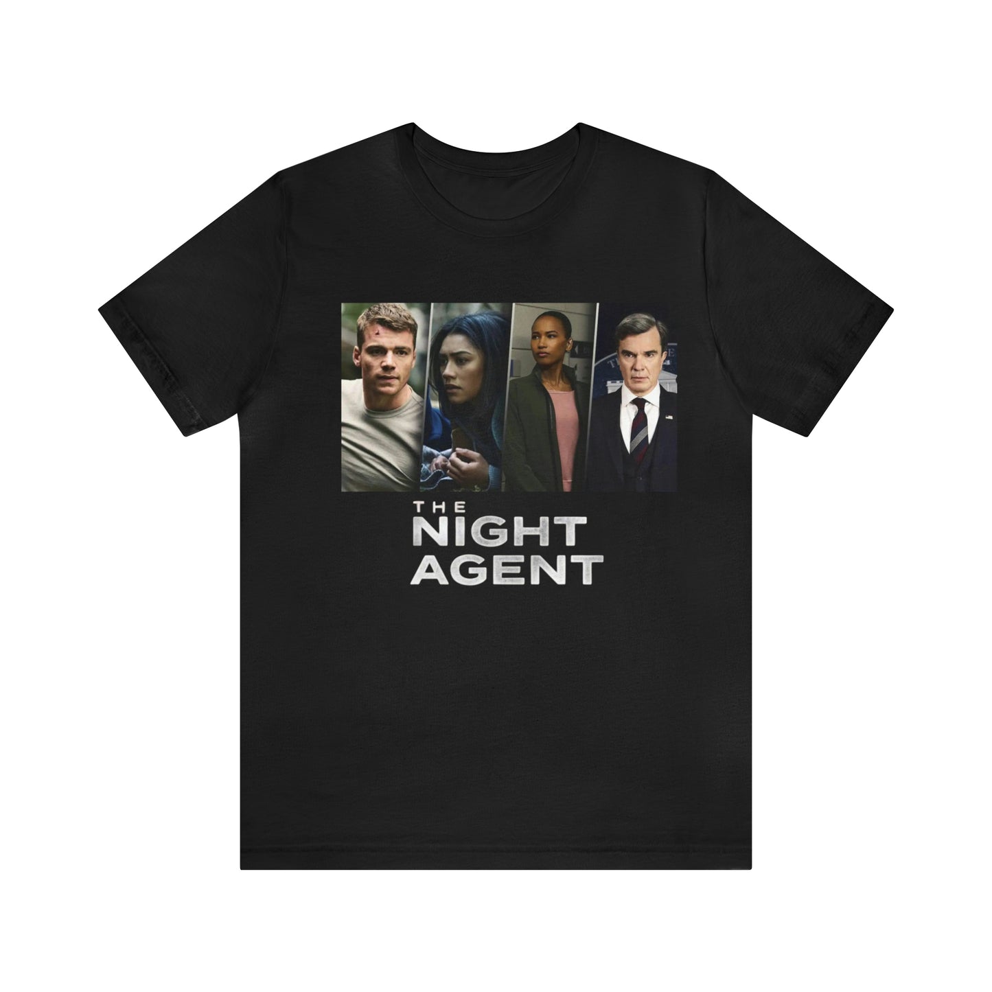 The Night Agent T-shirt(ships from USA) Soft Cotton Jersey Tee(Unisex)