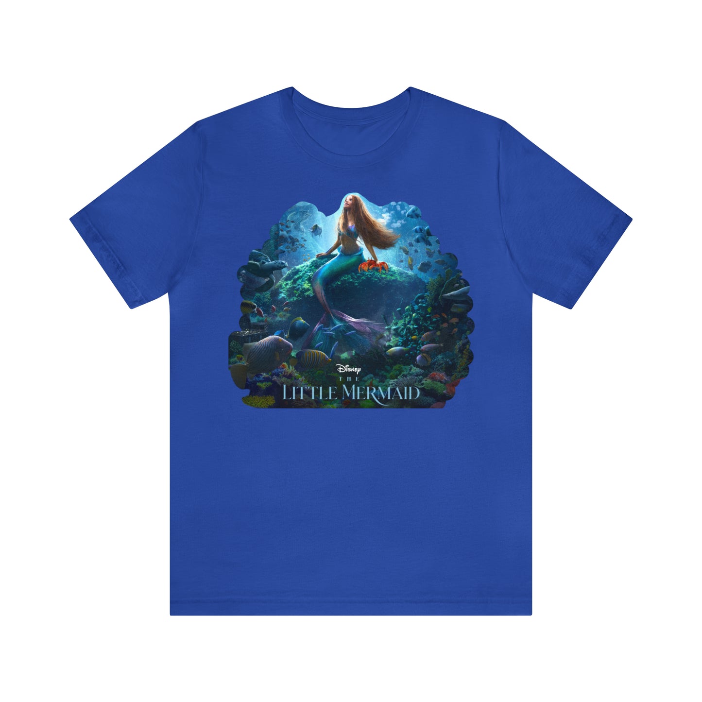 The Little Mermaid t-Shirt(ships from EU) Soft Cotton Jersey Short Sleeve Tee(Unisex)