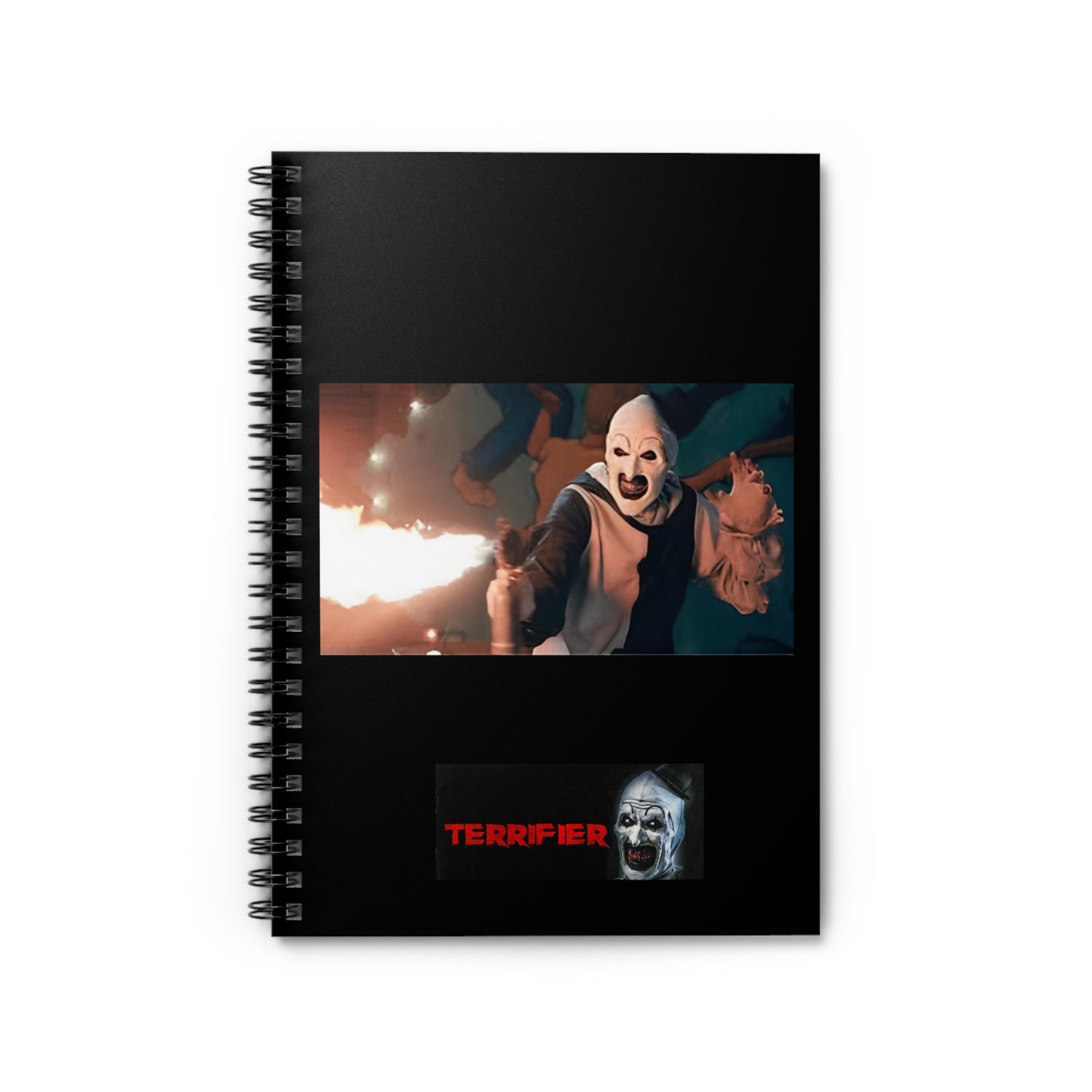 Terrifier Art the Clown Notebook(ships from USA) - Spiral Ruled Line Journal