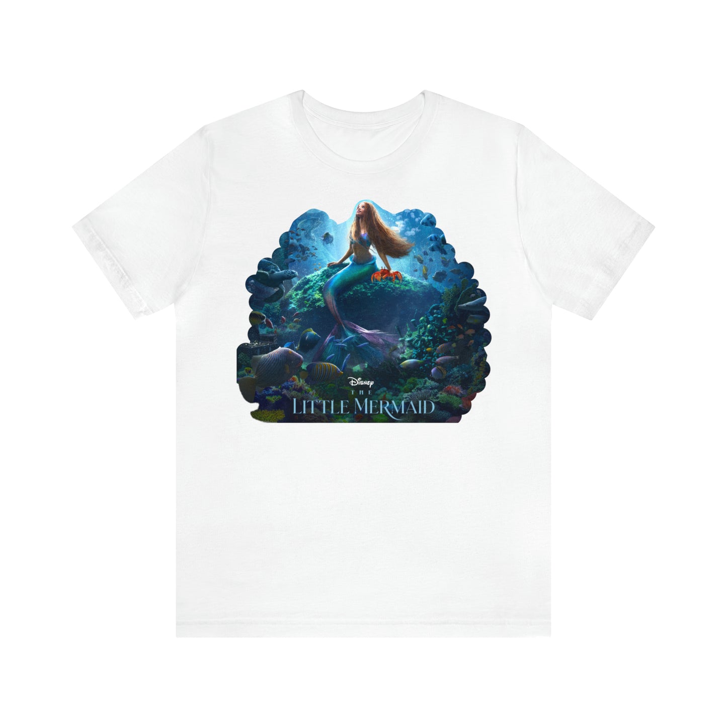 The Little Mermaid t-Shirt(ships from EU) Soft Cotton Jersey Short Sleeve Tee(Unisex)