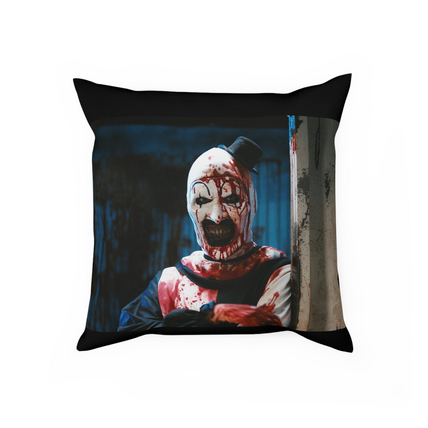 Terrifier Art the Clown Pillow(ships from EU)with the Little Pale Girl on other side