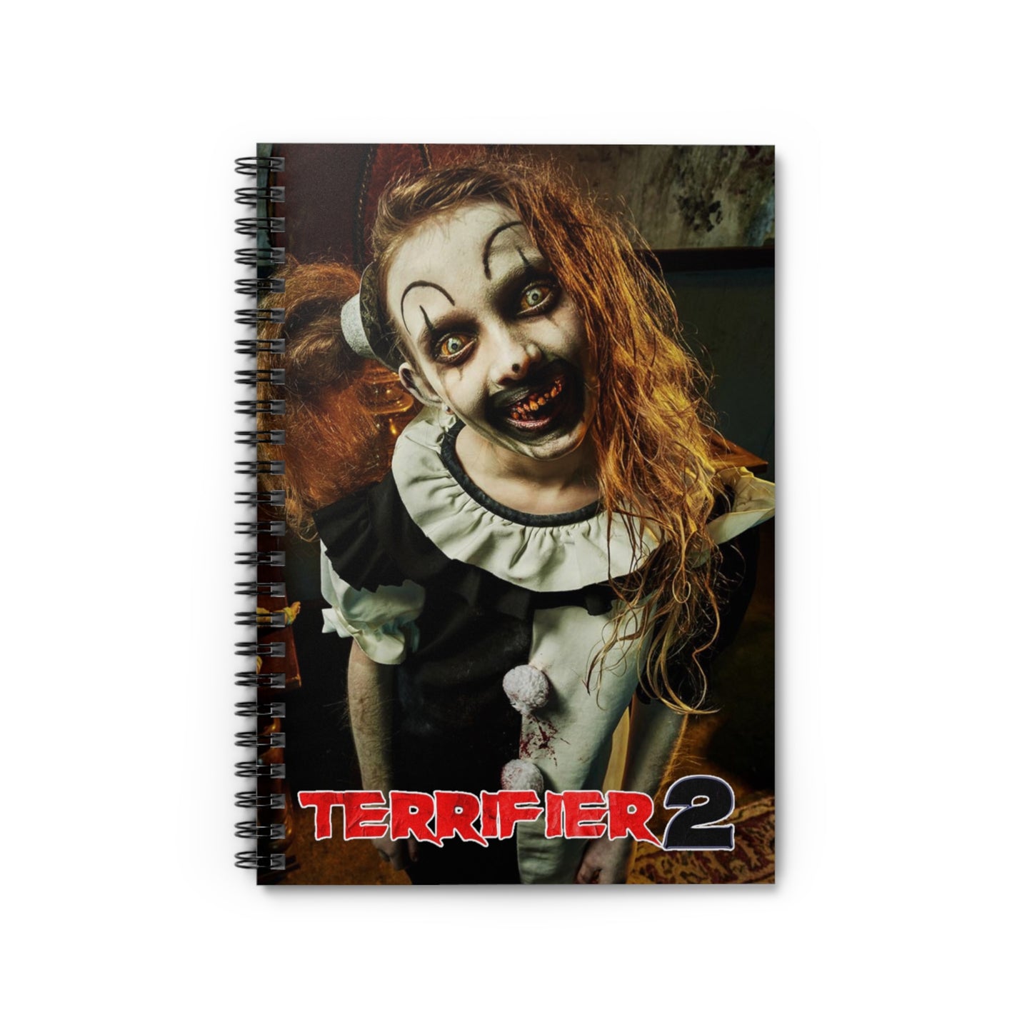 Terrifier the Little Pale Girl Notebook(ships from USA) - Spiral Ruled Line Journal