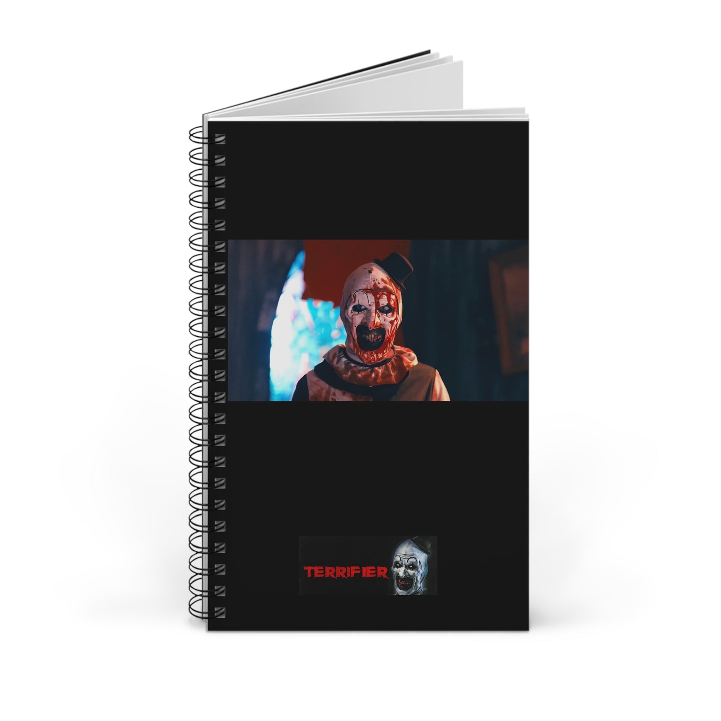 Terrifier Art the Clown Notebook(ships from EU) - Spiral Ruled Line Journal