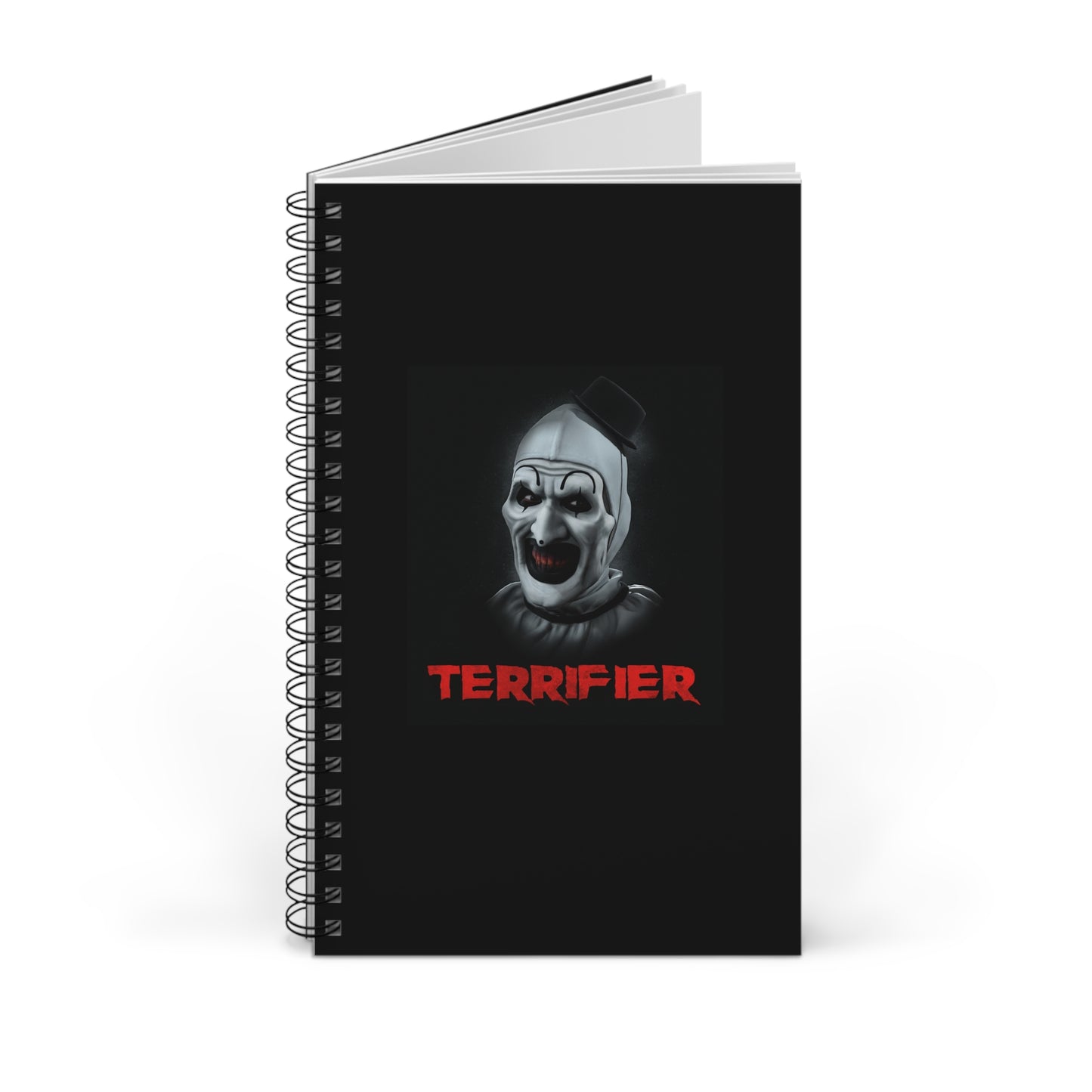 Terrifier Art the Clown Notebook(ships from EU) - Spiral Ruled Line Journal