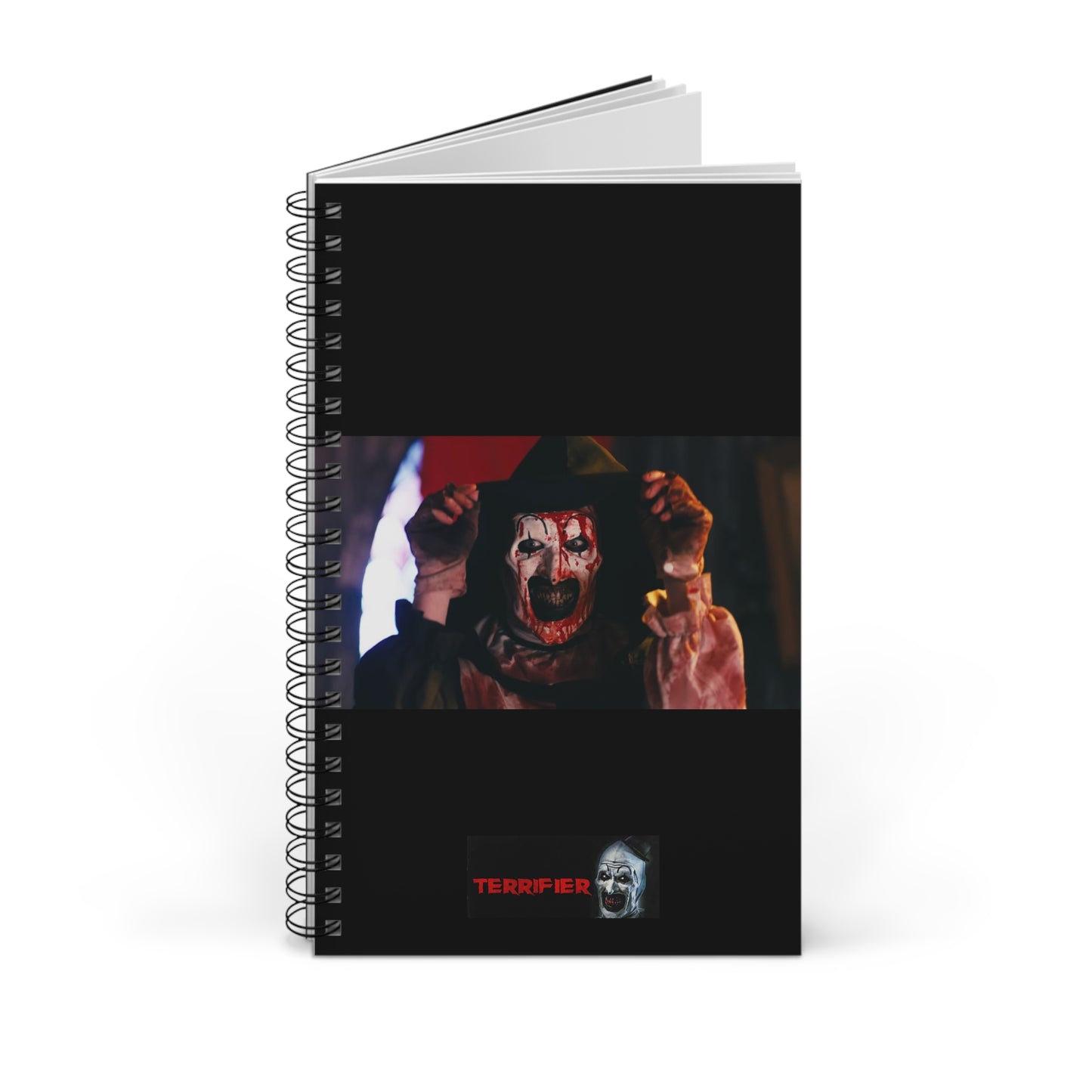 Terrifier Art the Clown Notebook(ships from EU) - Spiral Ruled Line Journal