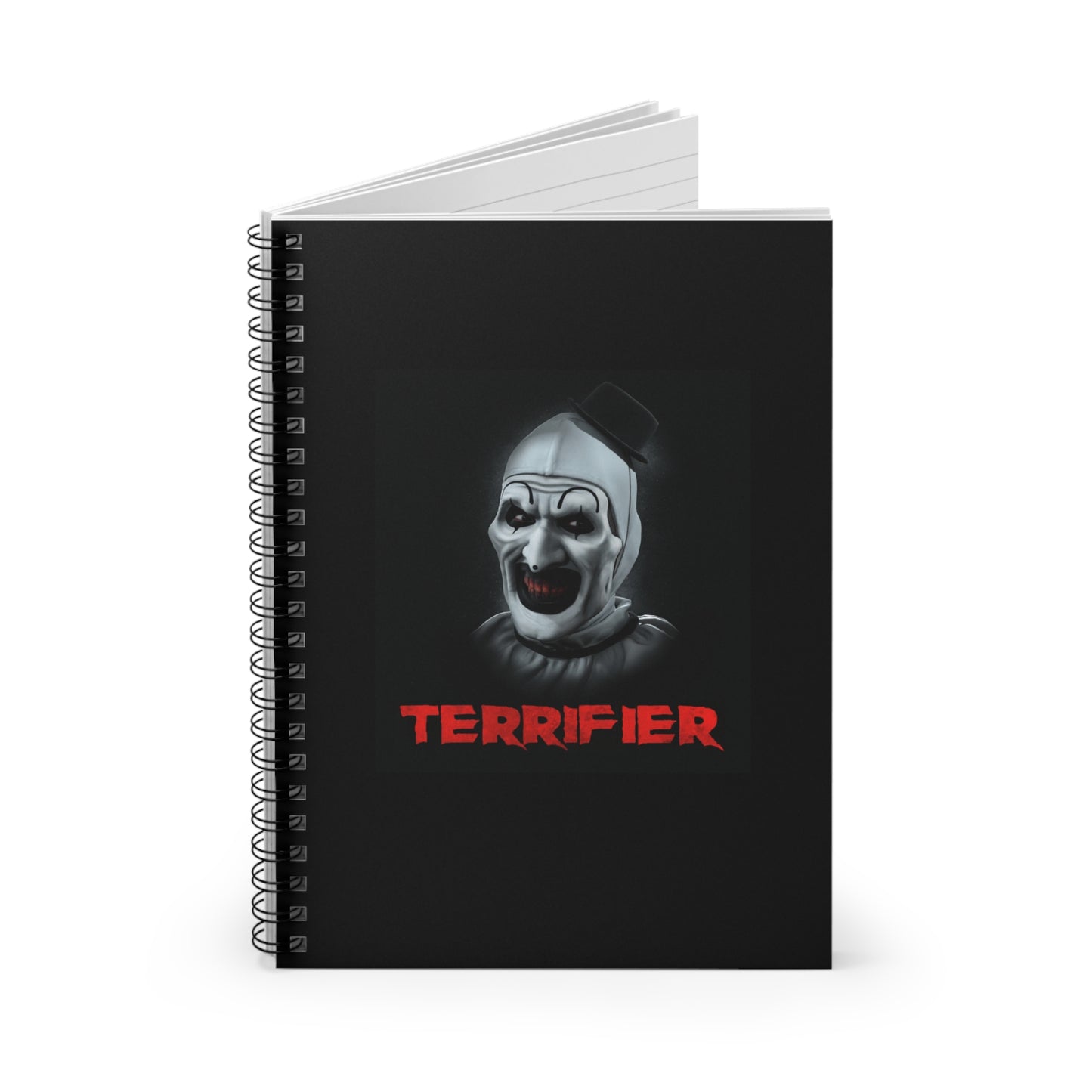 Terrifier Art the Clown Notebook(ships from USA) - Spiral Ruled Line Journal