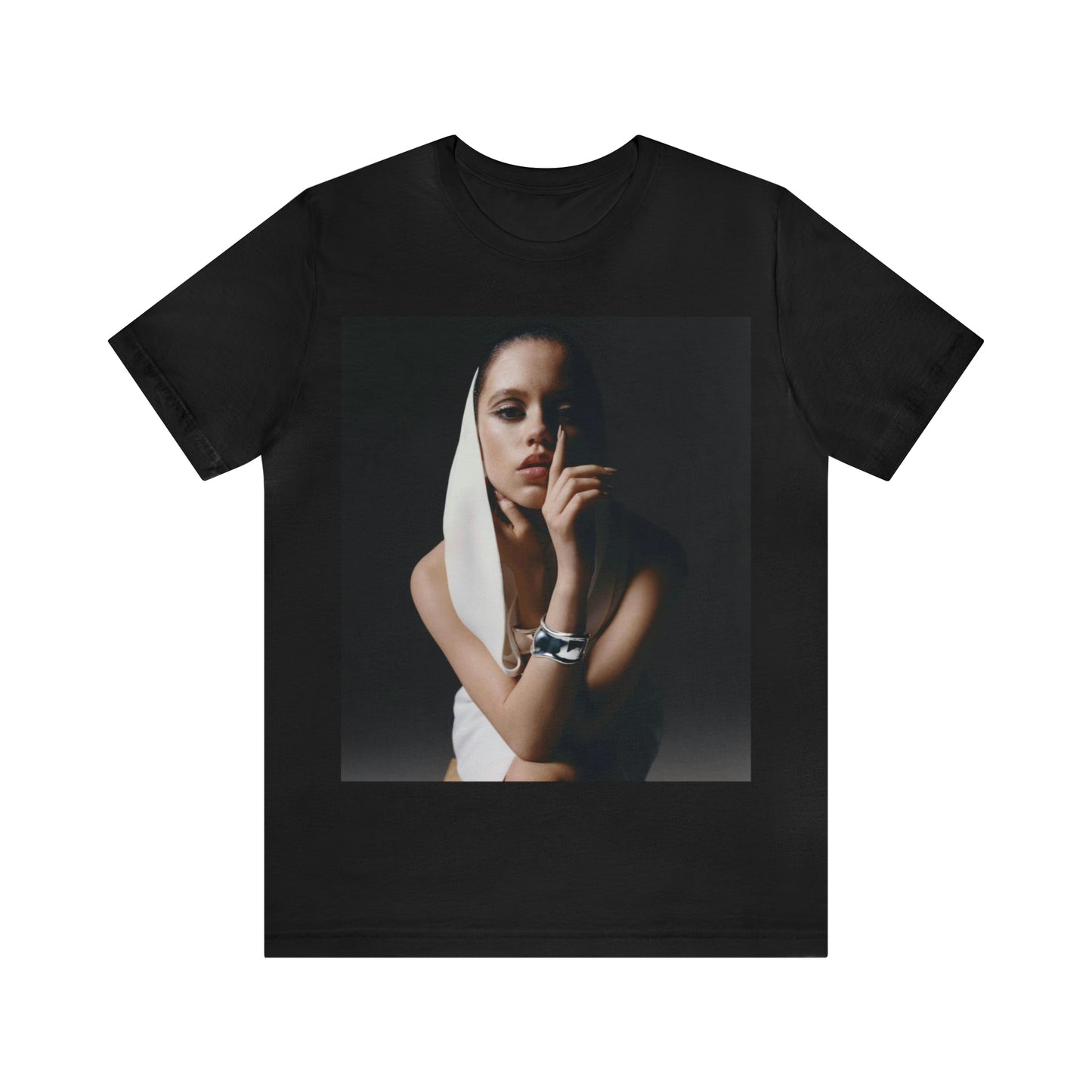 Jenna Ortega T-shirt(ships from USA) Soft Cotton Jersey Short Sleeve Tee(Unisex)