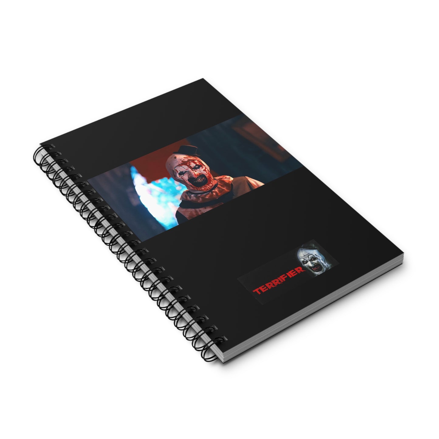 Terrifier Art the Clown Notebook(ships from EU) - Spiral Ruled Line Journal