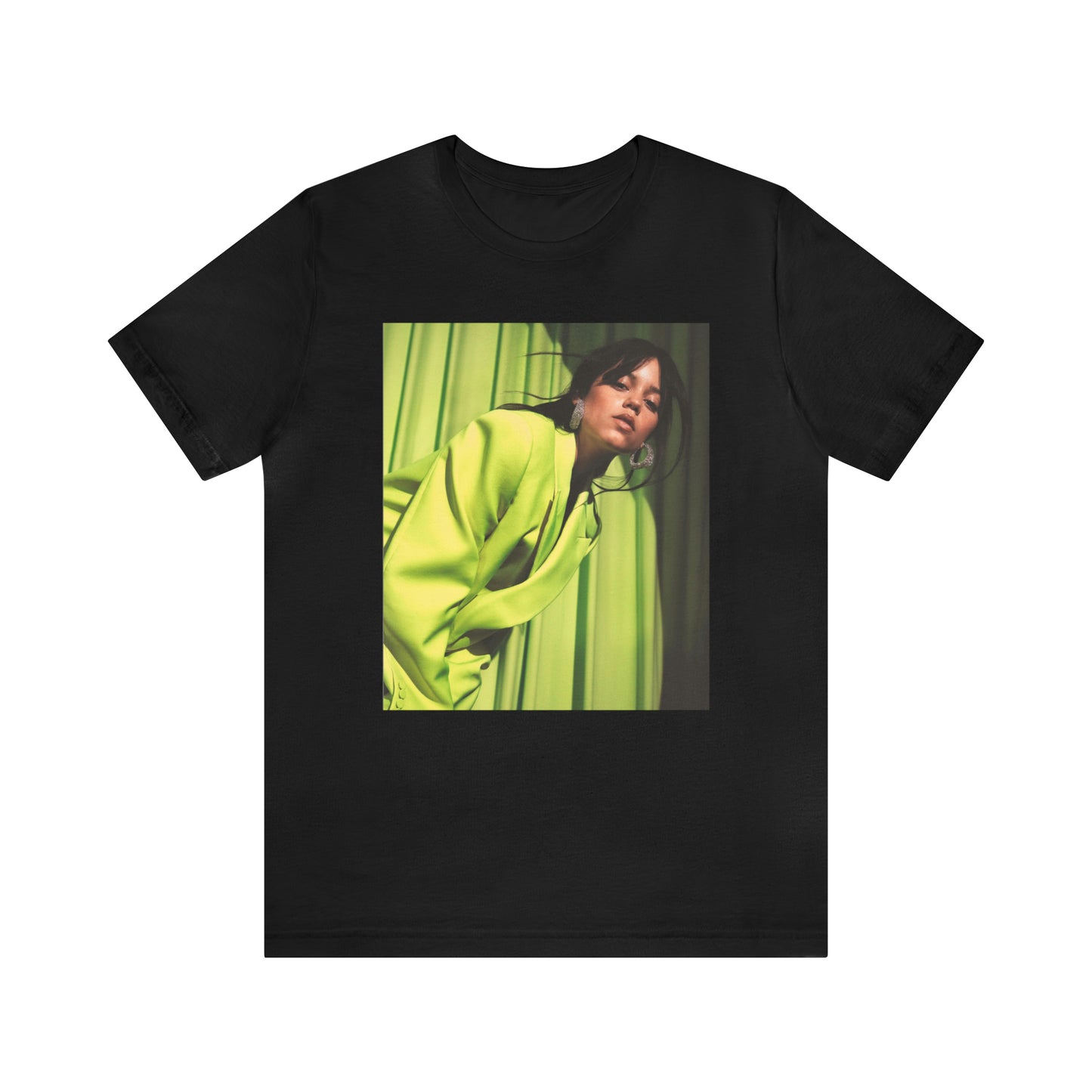 Jenna Ortega T-shirt(ships from EU) Soft Cotton Jersey Short Sleeve Tee(Unisex)