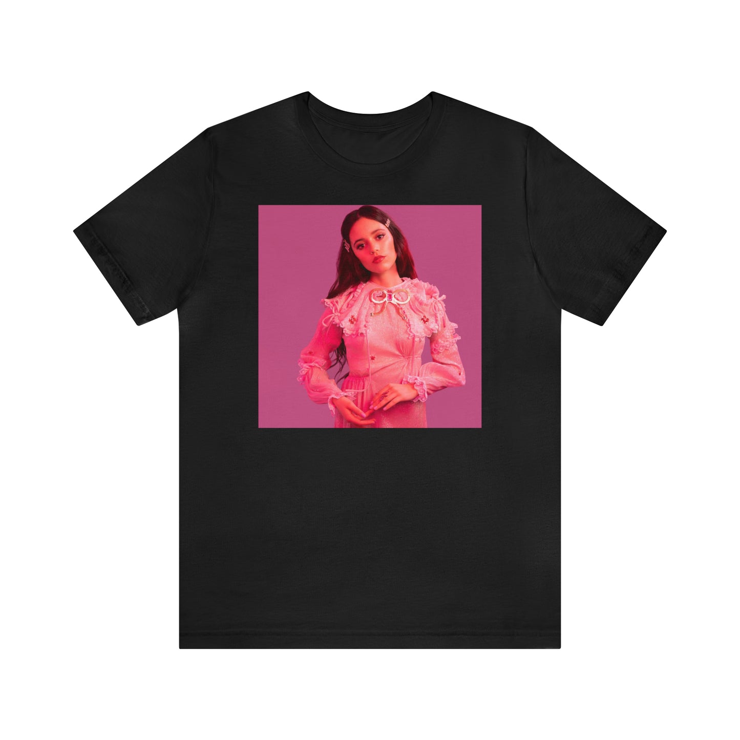 Jenna Ortega T-shirt(ships from EU) Soft Cotton Jersey Short Sleeve Tee(Unisex)