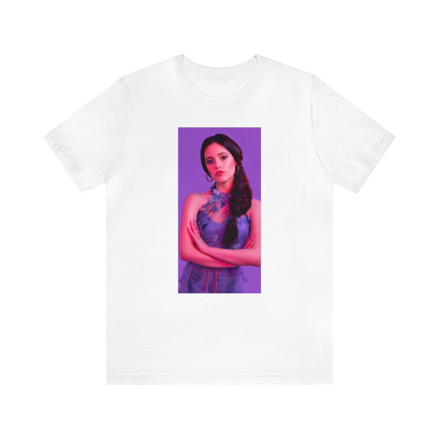 Jenna Ortega T-shirt(ships from USA) Soft Cotton Jersey Short Sleeve Tee(Unisex)