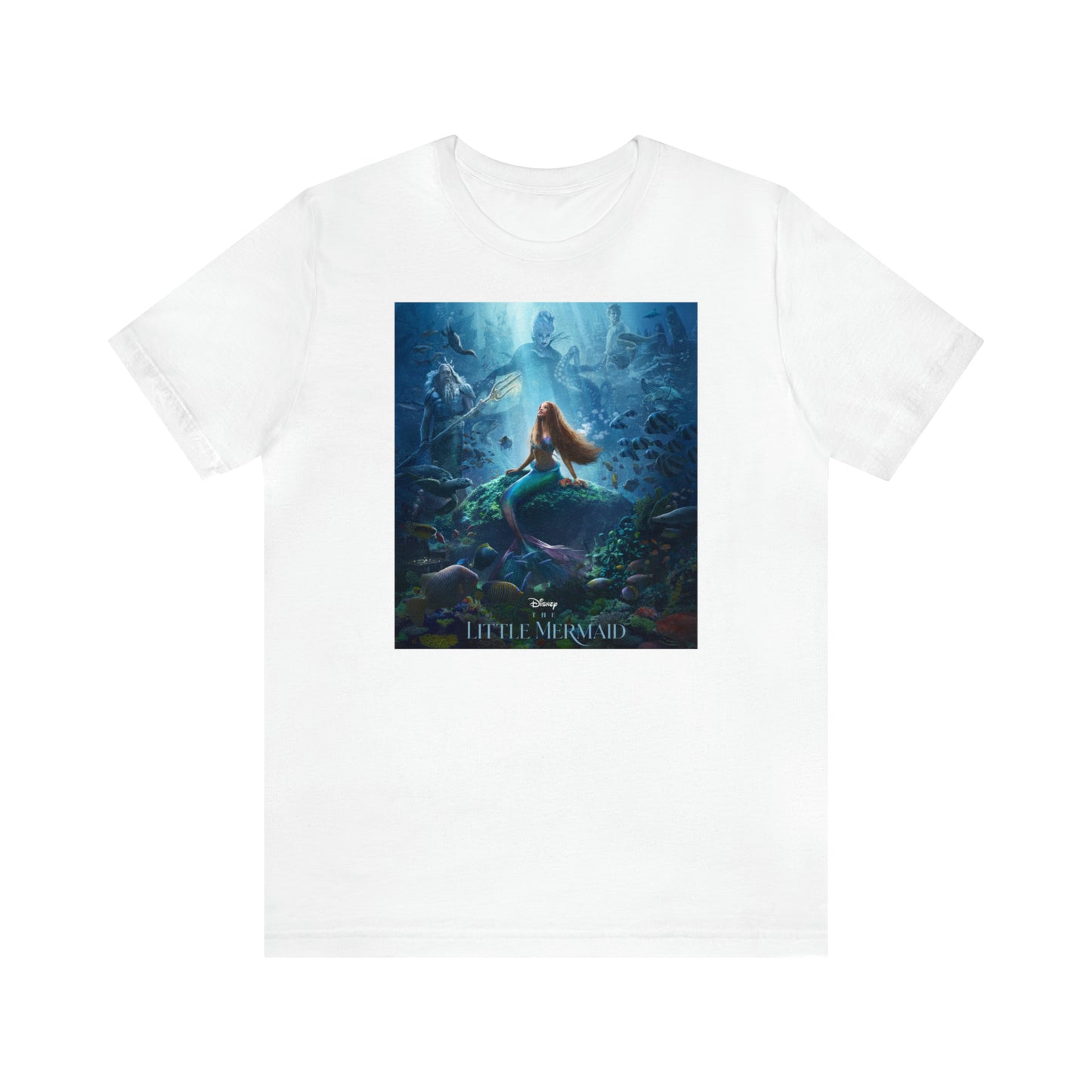 The Little Mermaid t-Shirt(ships from EU) Soft Cotton Jersey Short Sleeve Tee(Unisex)