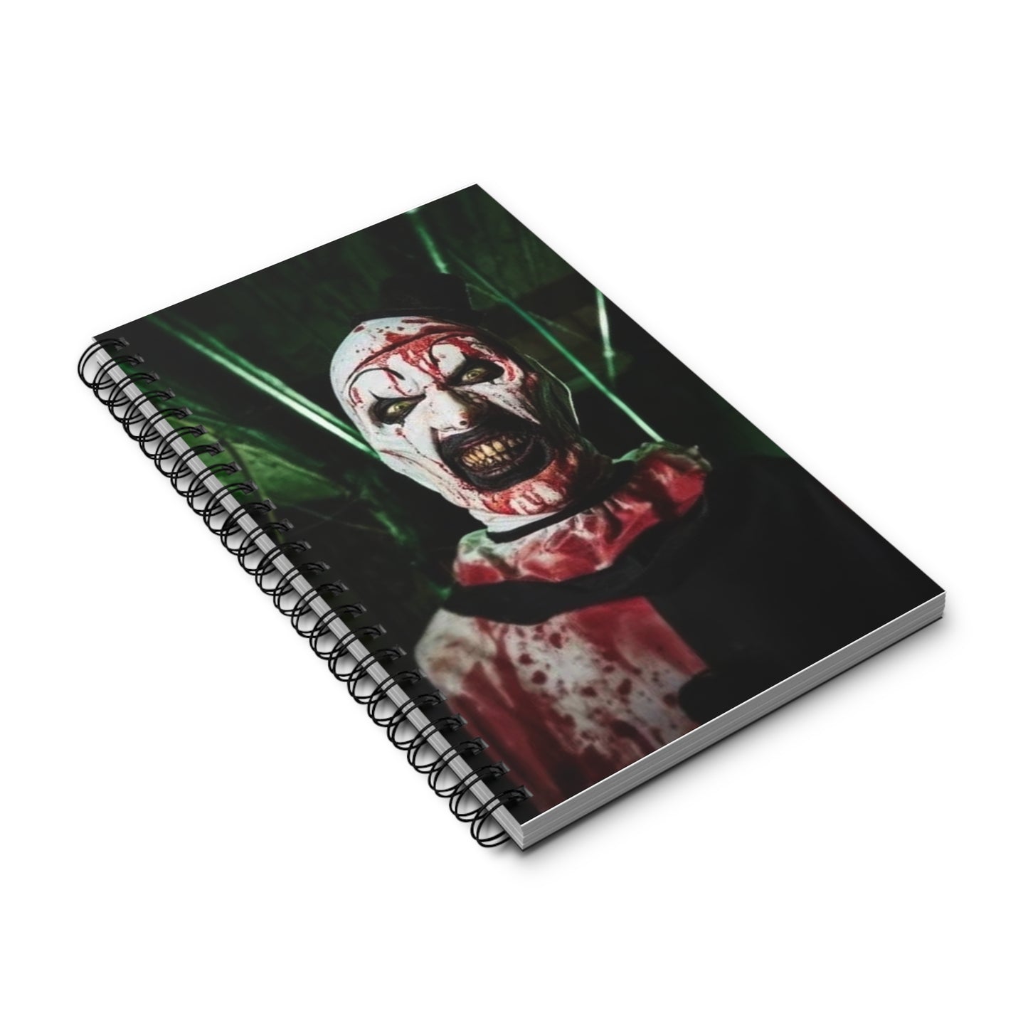 Terrifier Art the Clown Notebook(ships from EU) - Spiral Ruled Line Journal