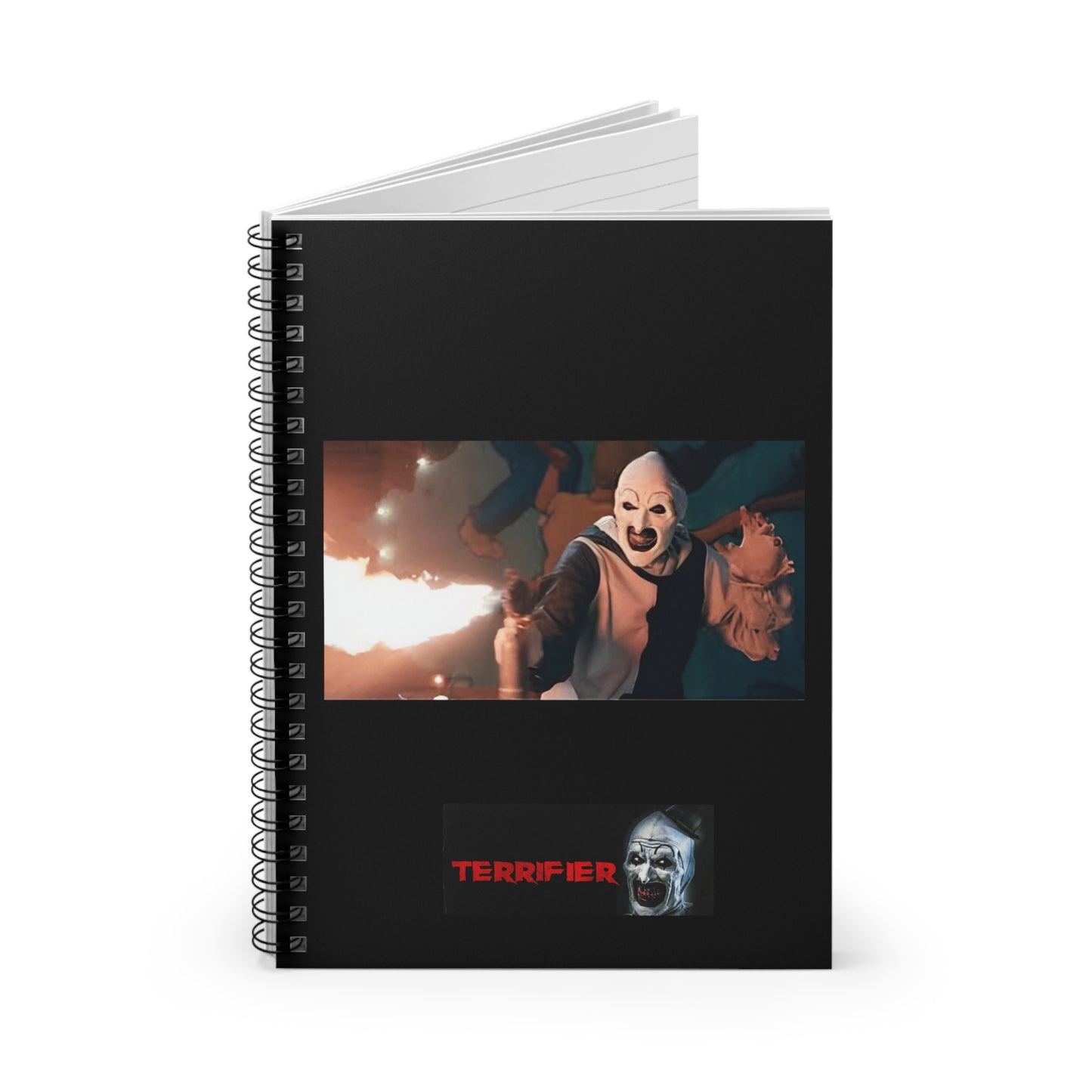 Terrifier Art the Clown Notebook(ships from USA) - Spiral Ruled Line Journal