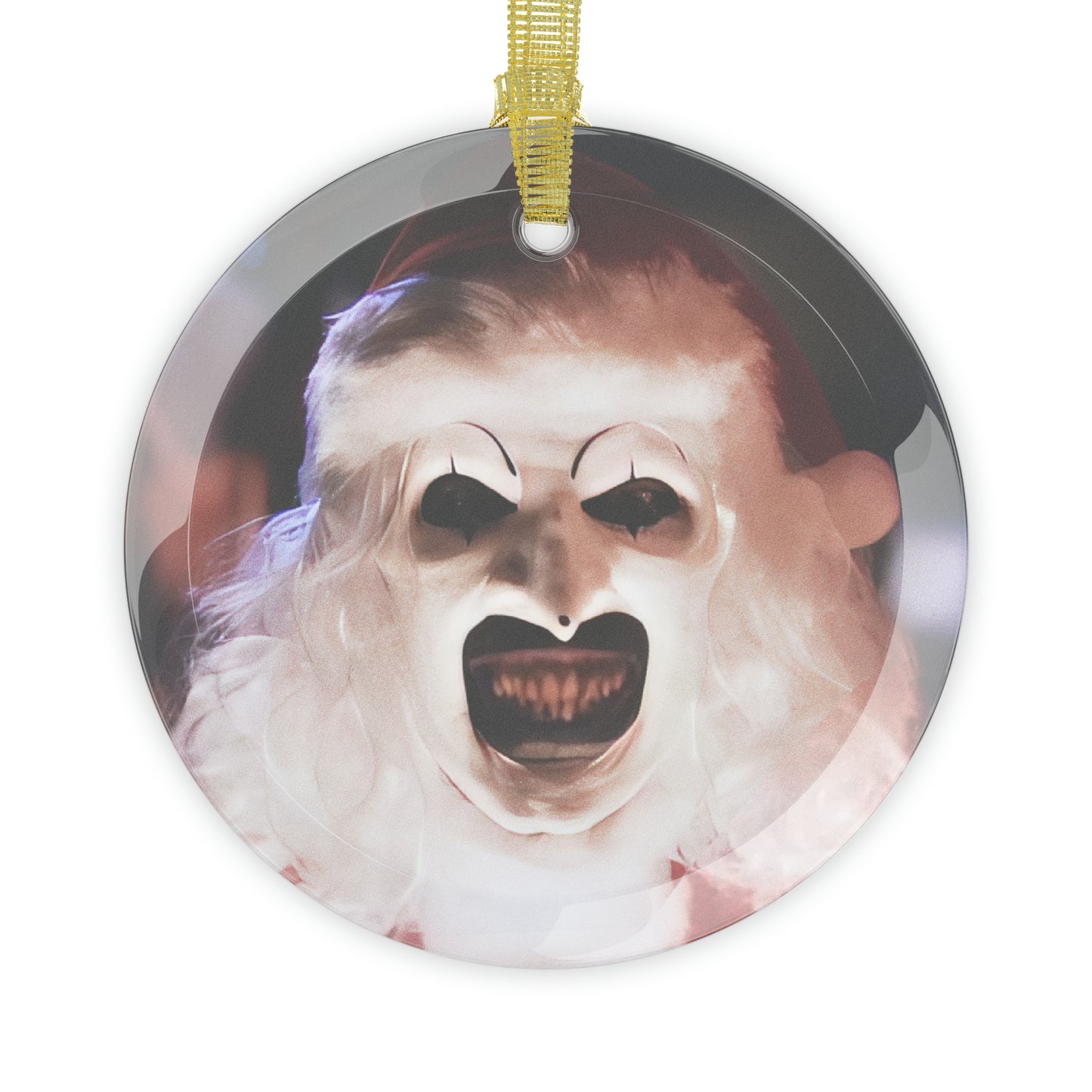 Terrifier 3 Glass Ornament Art 'Santa' the Clown