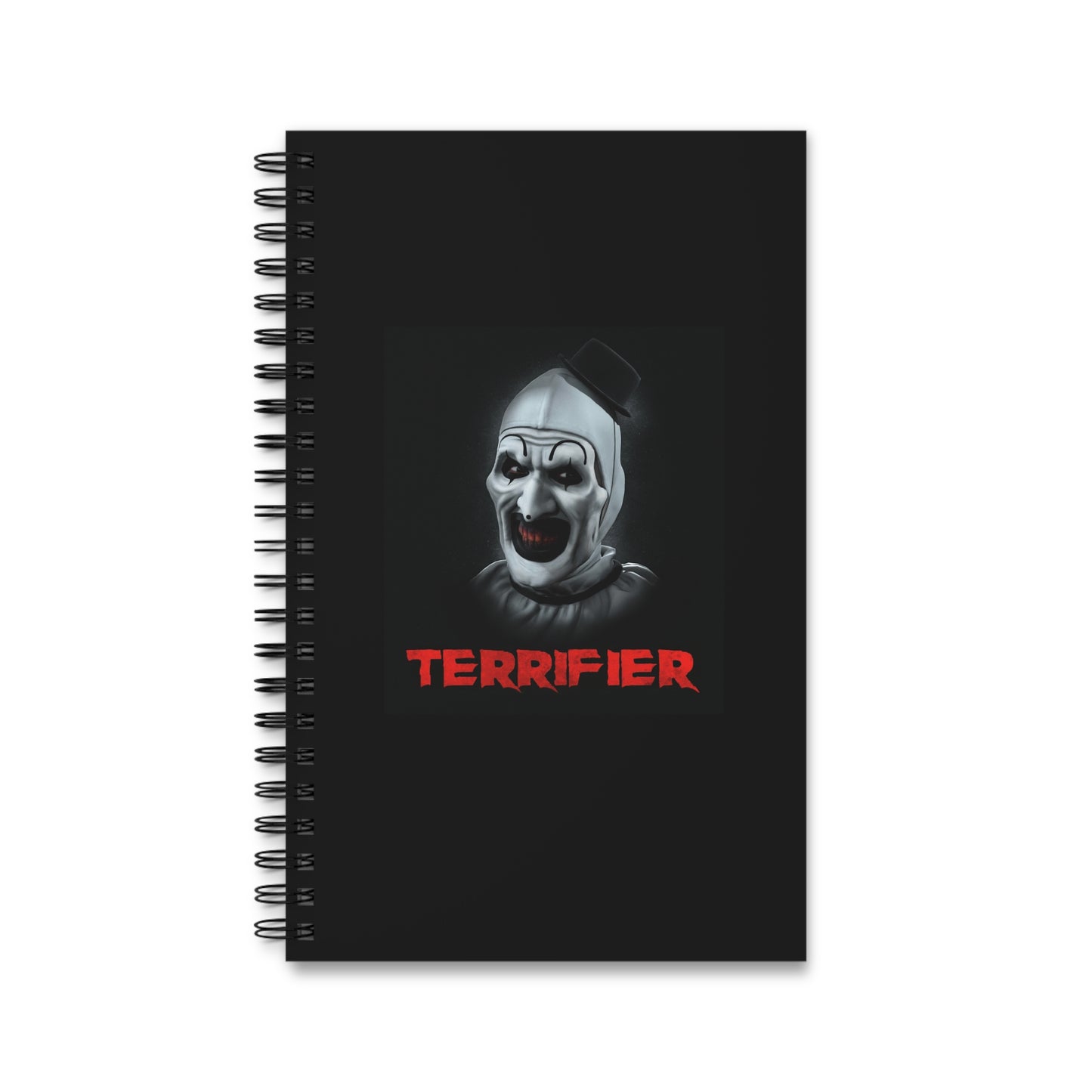 Terrifier Art the Clown Notebook(ships from EU) - Spiral Ruled Line Journal