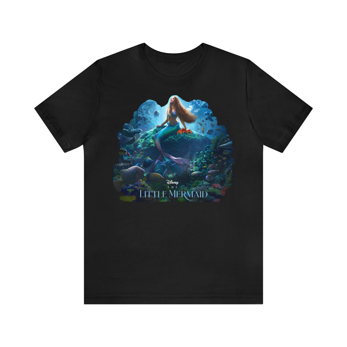 The Little Mermaid t-Shirt(ships from EU) Soft Cotton Jersey Short Sleeve Tee(Unisex)