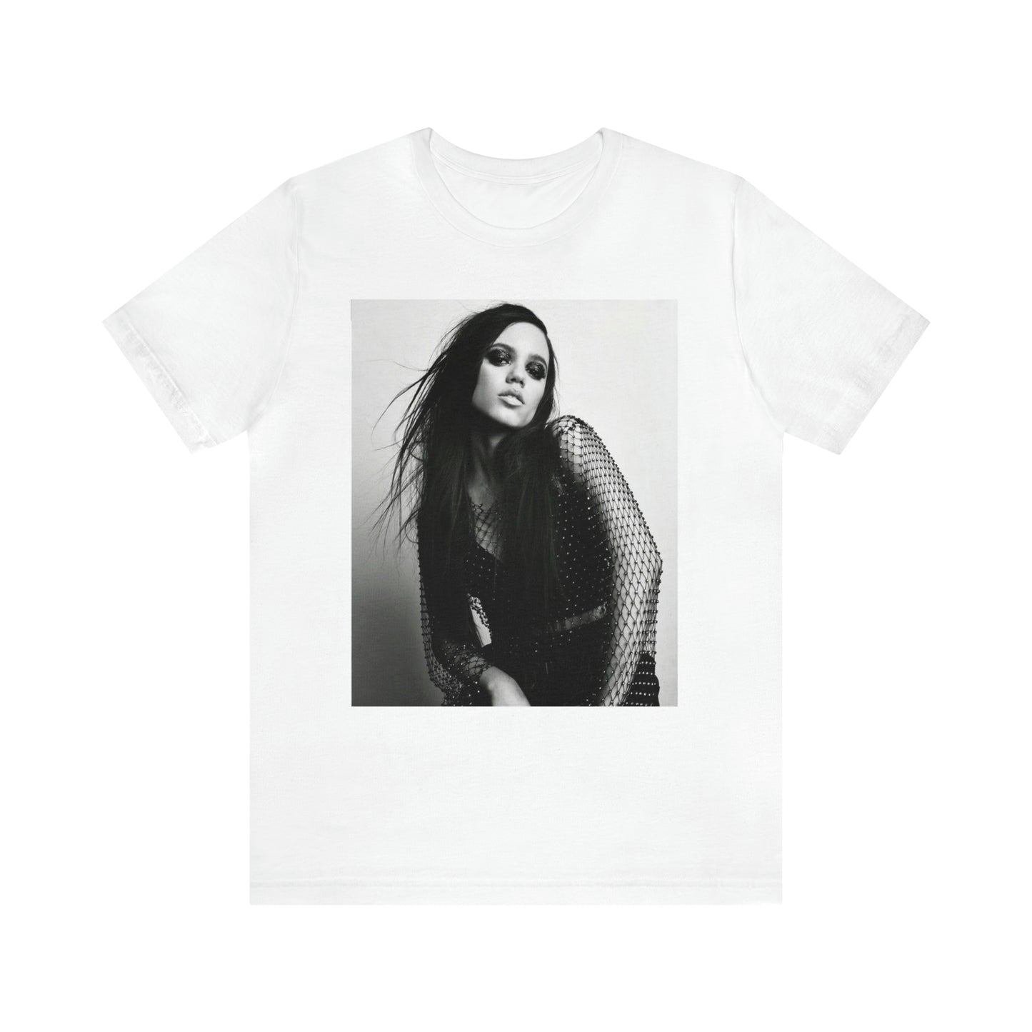 Jenna Ortega T-shirt(ships from USA) Soft Cotton Jersey Short Sleeve Tee(Unisex)