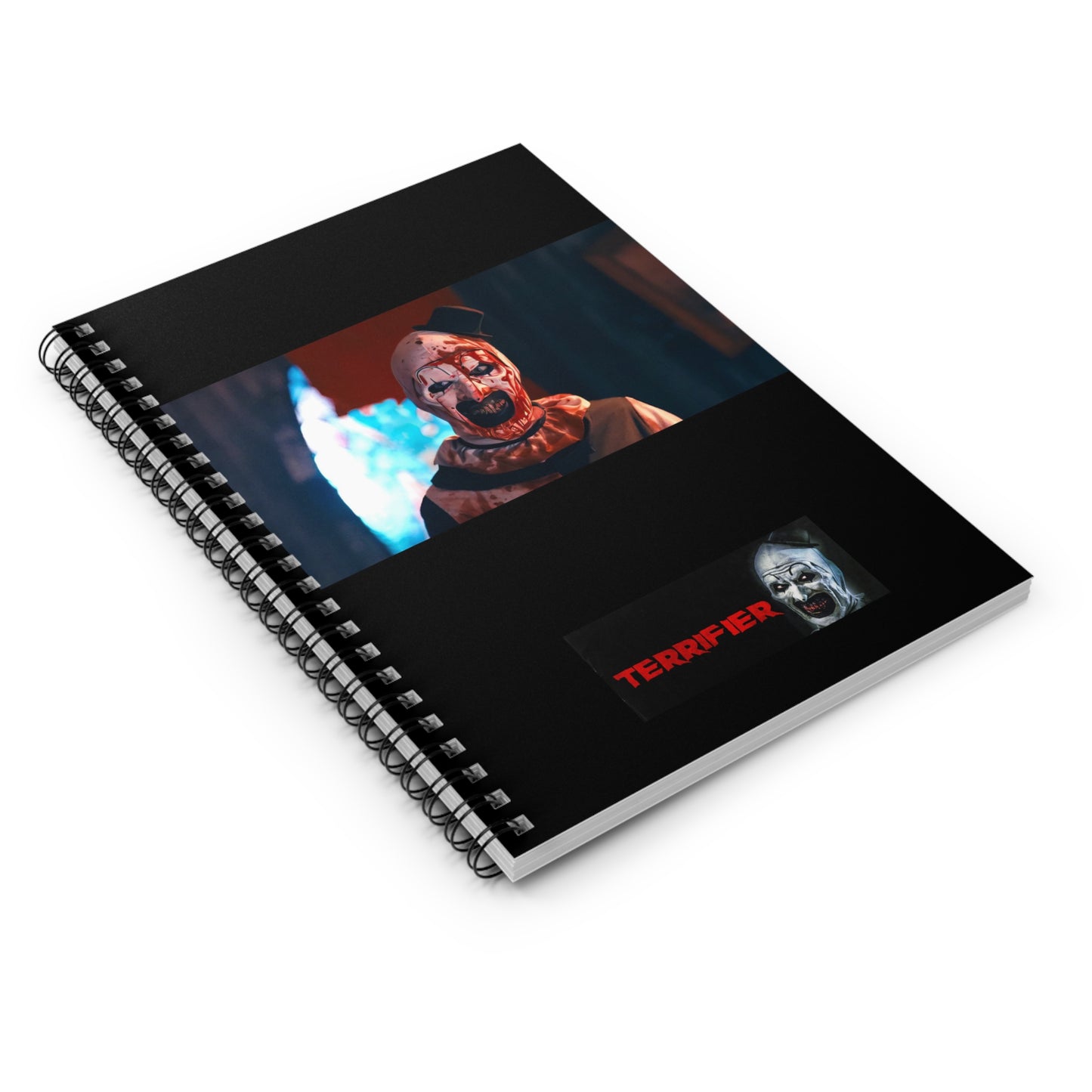 Terrifier Art the Clown Notebook(ships from USA) - Spiral Ruled Line Journal