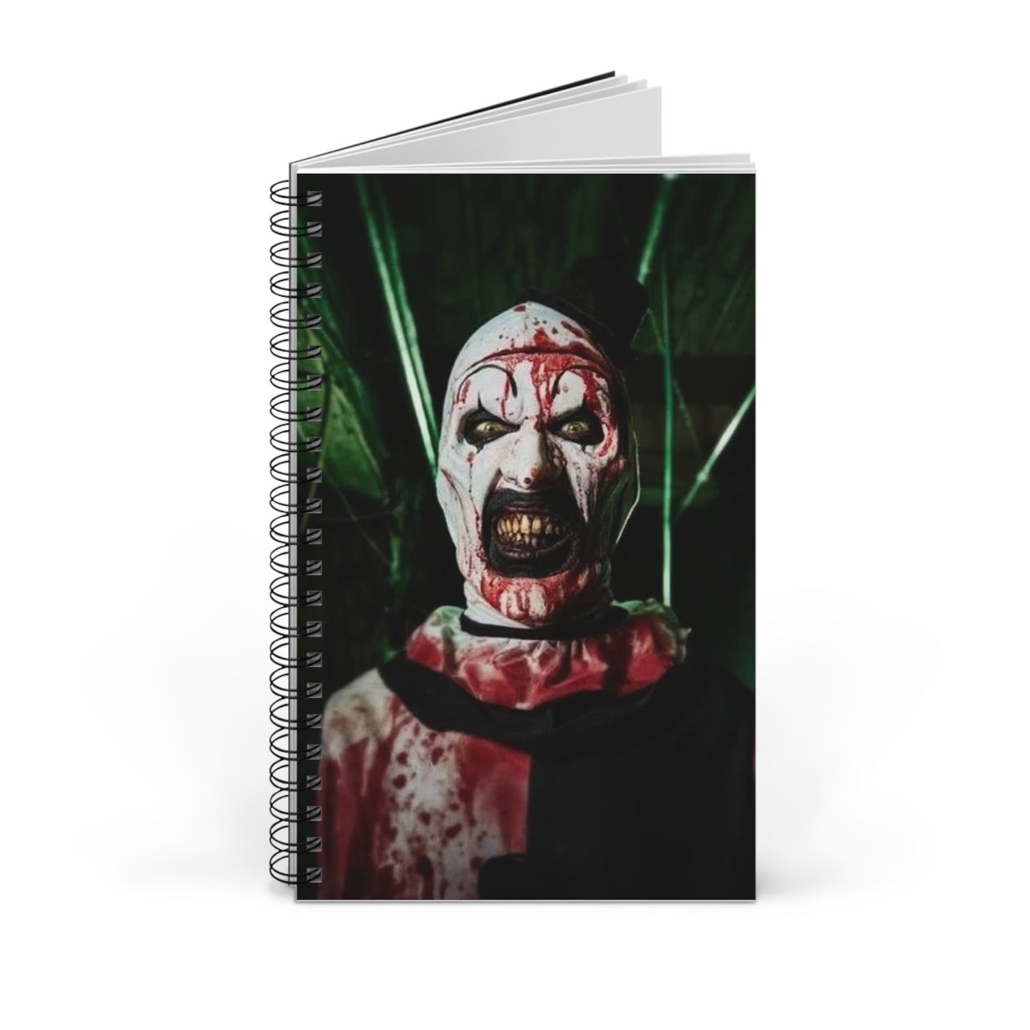 Terrifier Art the Clown Notebook(ships from EU) - Spiral Ruled Line Journal