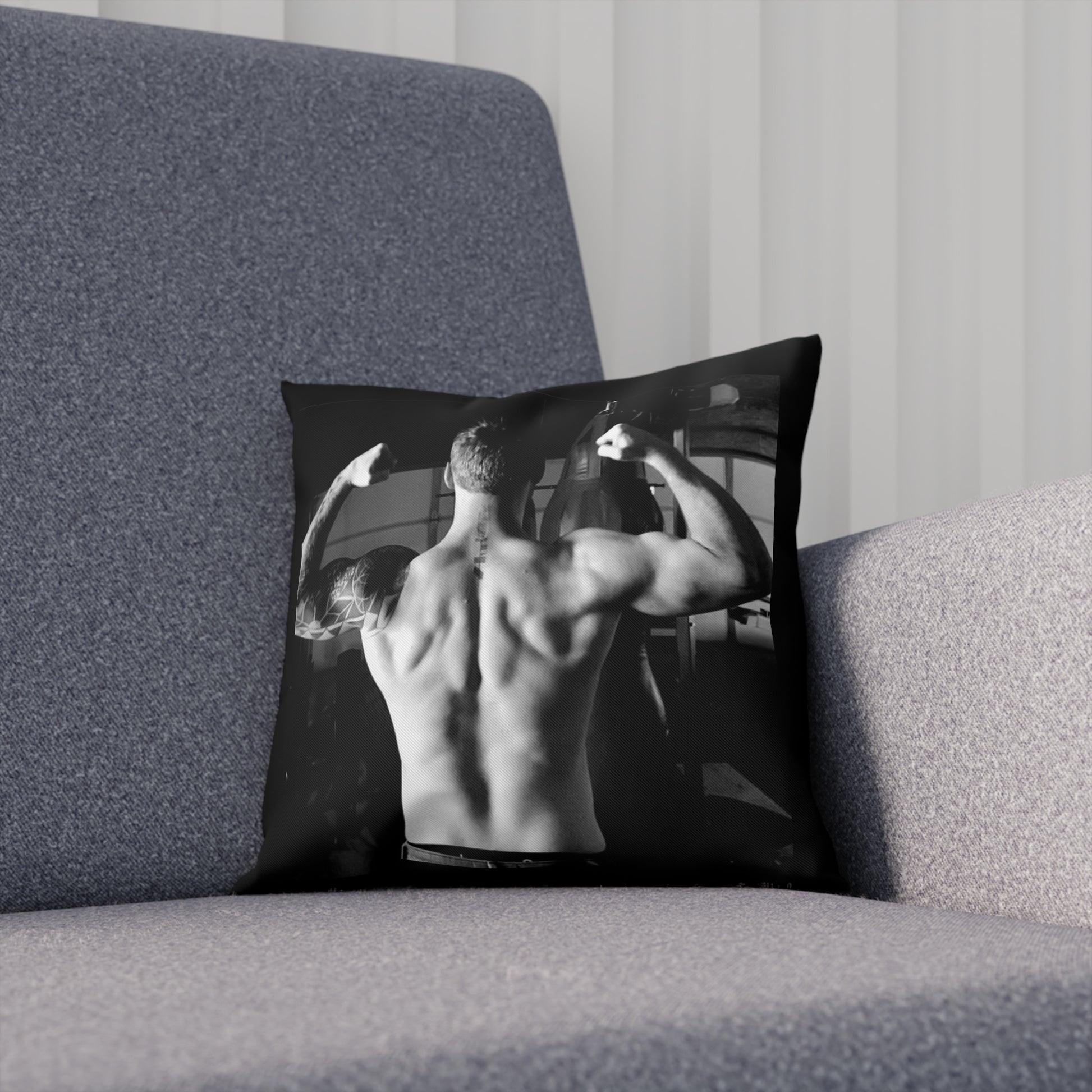 Gabriel Basso Pillow(ships from EU) Shirtless Spun Polyester Square Pillow