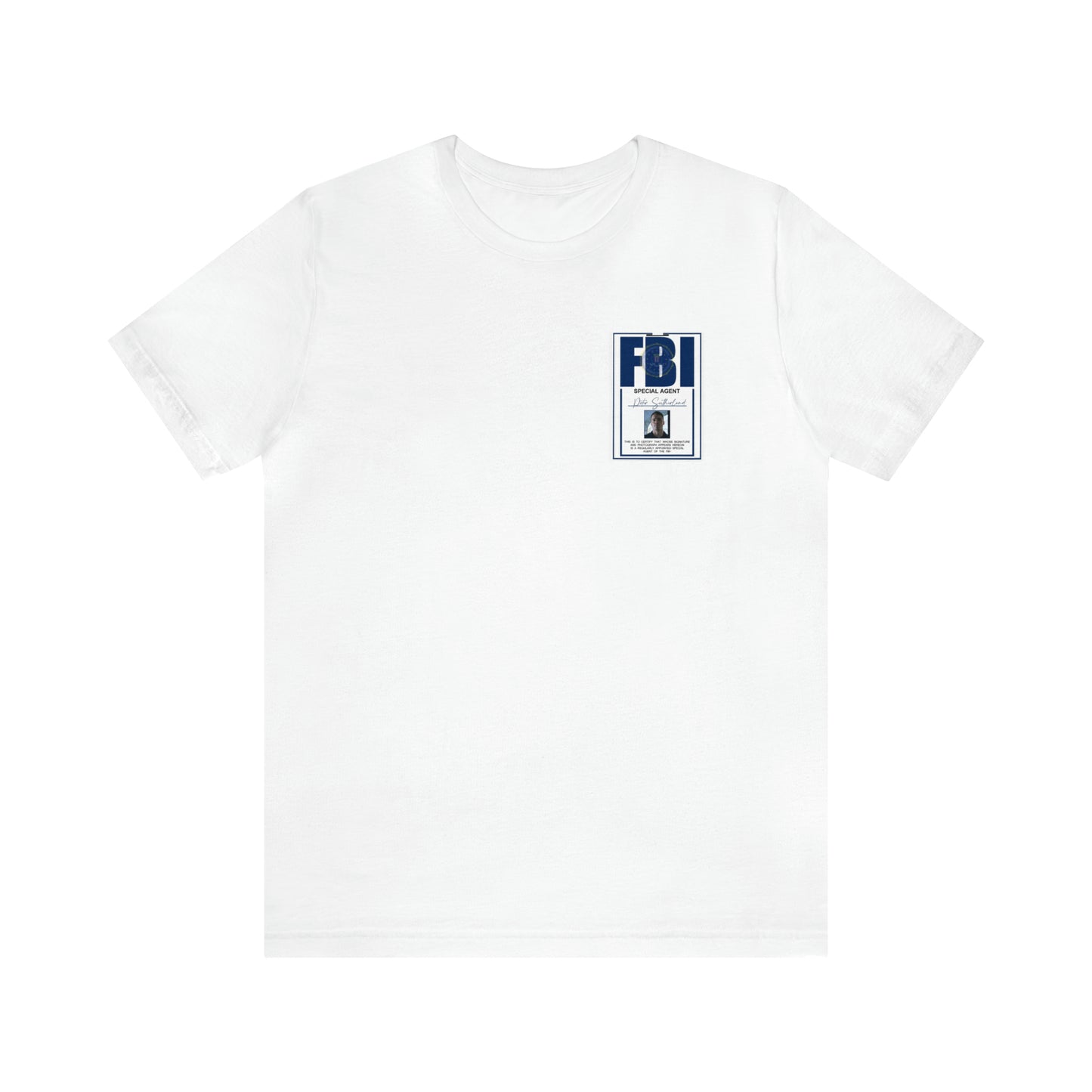 The Night Agent T-shirt(ships from EU) - FBI ID Badge Soft Cotton Jersey Tee(Unisex)