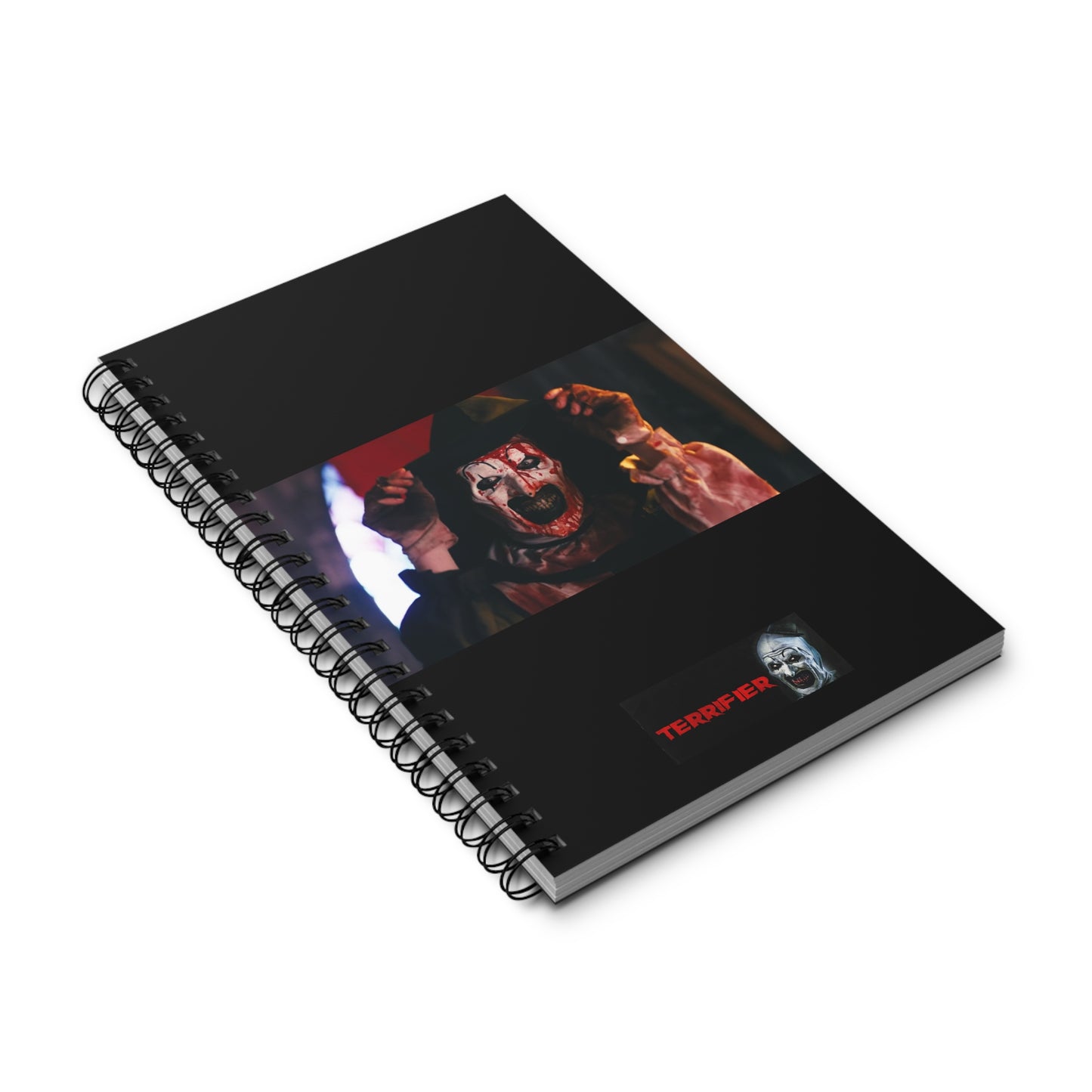 Terrifier Art the Clown Notebook(ships from EU) - Spiral Ruled Line Journal