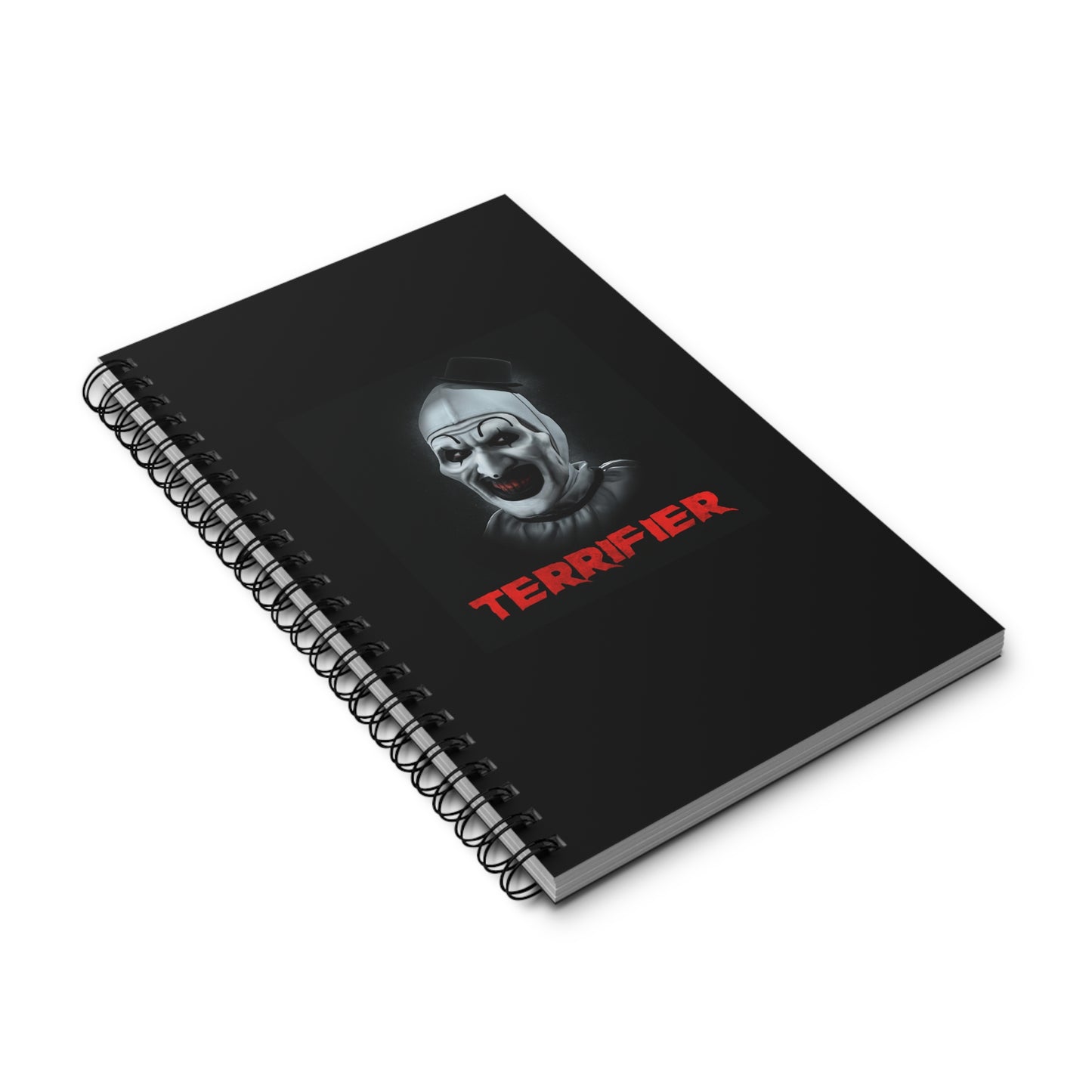 Terrifier Art the Clown Notebook(ships from EU) - Spiral Ruled Line Journal