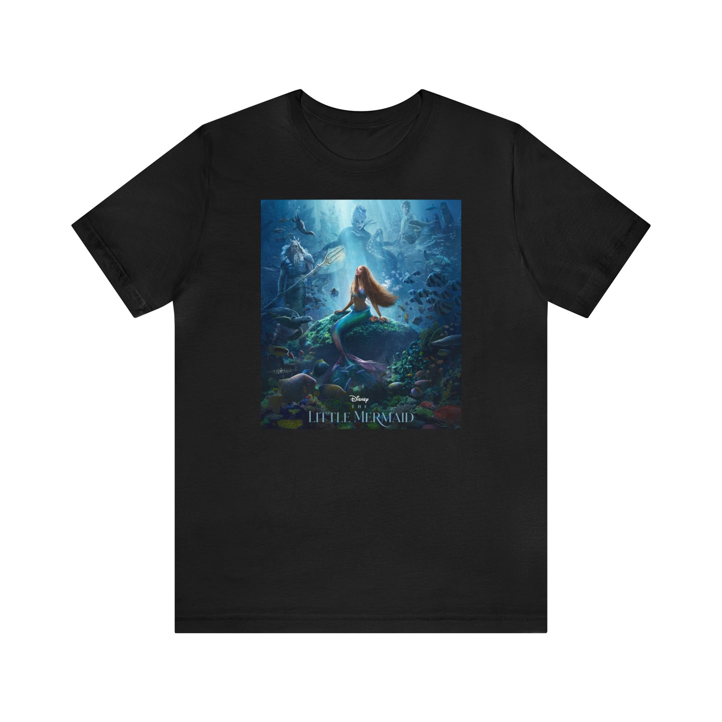 The Little Mermaid t-Shirt(ships from EU) Soft Cotton Jersey Short Sleeve Tee(Unisex)