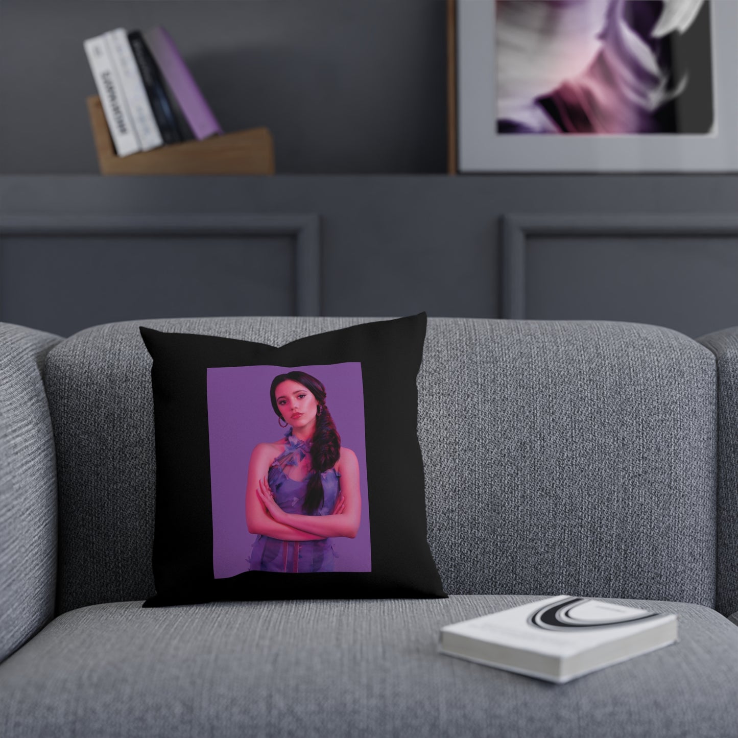 Jenna Ortega Square Pillow(ships from EU)