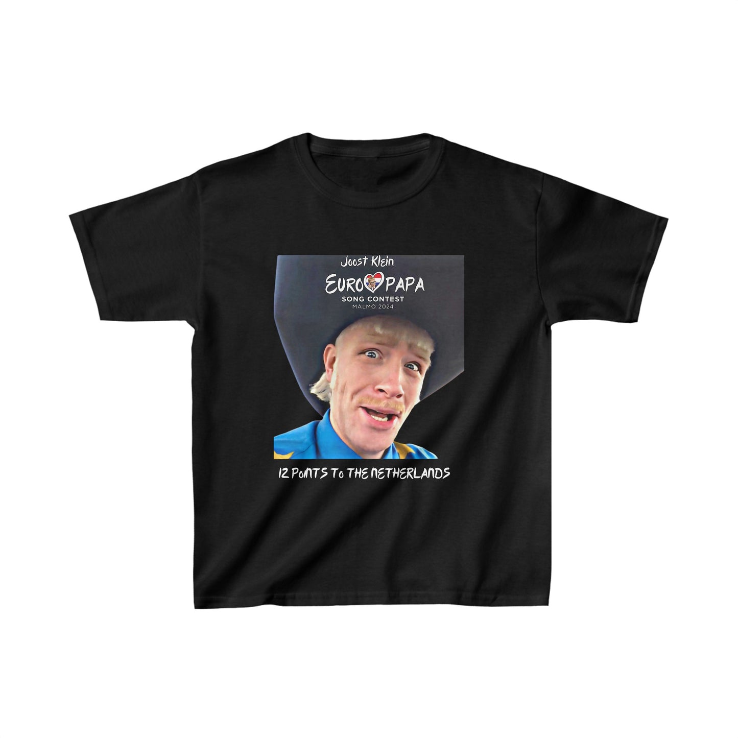 Kid sizes Joost Klein EuroPapa Song Contest 2024 t-Shirt