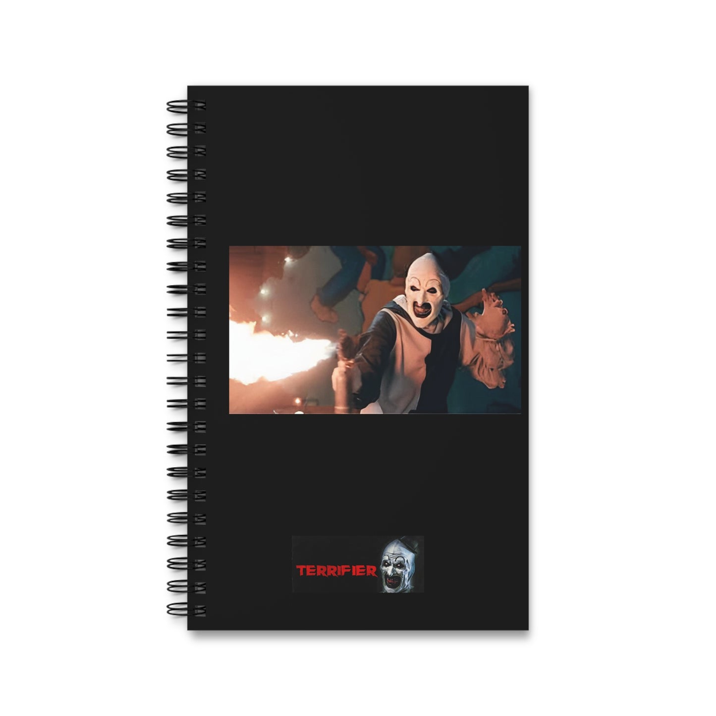 Terrifier Art the Clown Notebook(ships from EU) - Spiral Ruled Line Journal