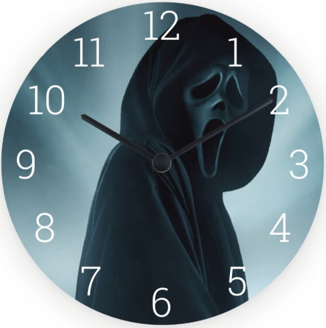 Ghostface Scream 6 clock