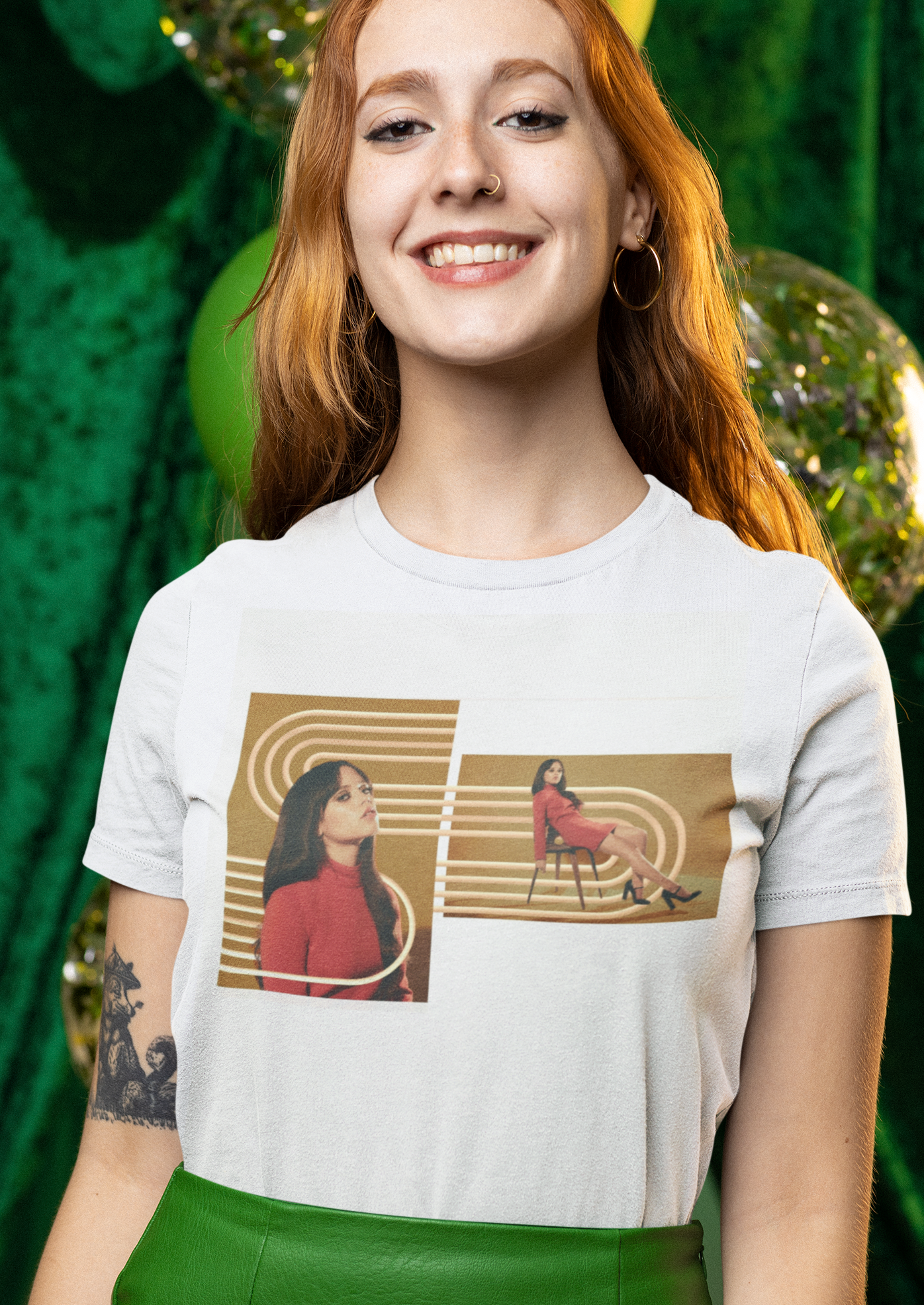 Jenna Ortega T-shirt(ships from USA) Soft Cotton Jersey Short Sleeve Tee(Unisex)