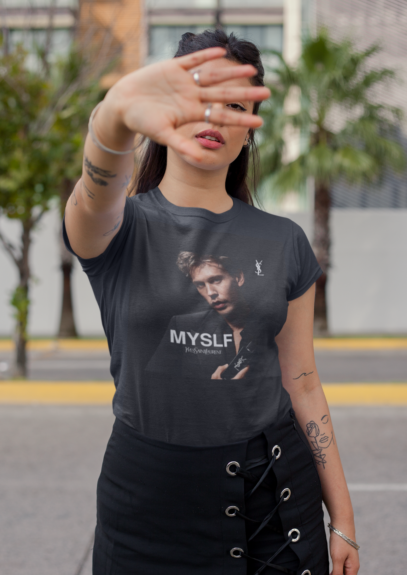 Austin Butler YSL Beauty t-Shirt(ships from USA)Soft Cotton Jersey Short Sleeve Tee(Unisex)