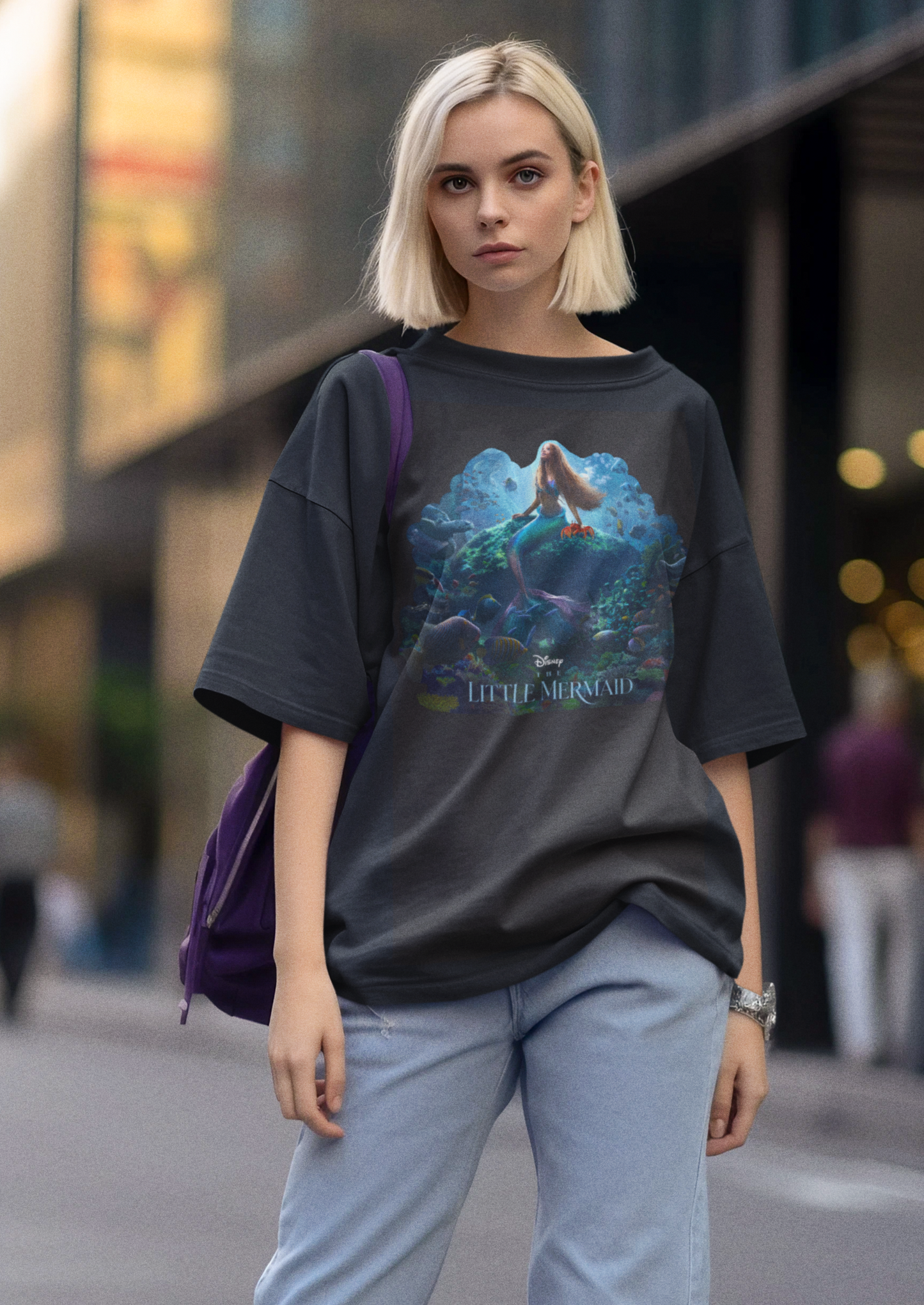 The Little Mermaid t-Shirt(ships from EU) Soft Cotton Jersey Short Sleeve Tee(Unisex)